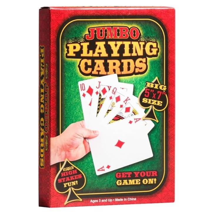 Cartas de Juego Jumbo Bedwina 5x7 cm para Fiestas y Diversión