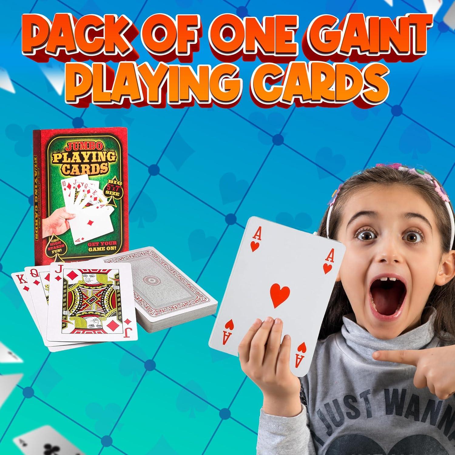 Cartas de Juego Jumbo Bedwina 5x7 cm para Fiestas y Diversión