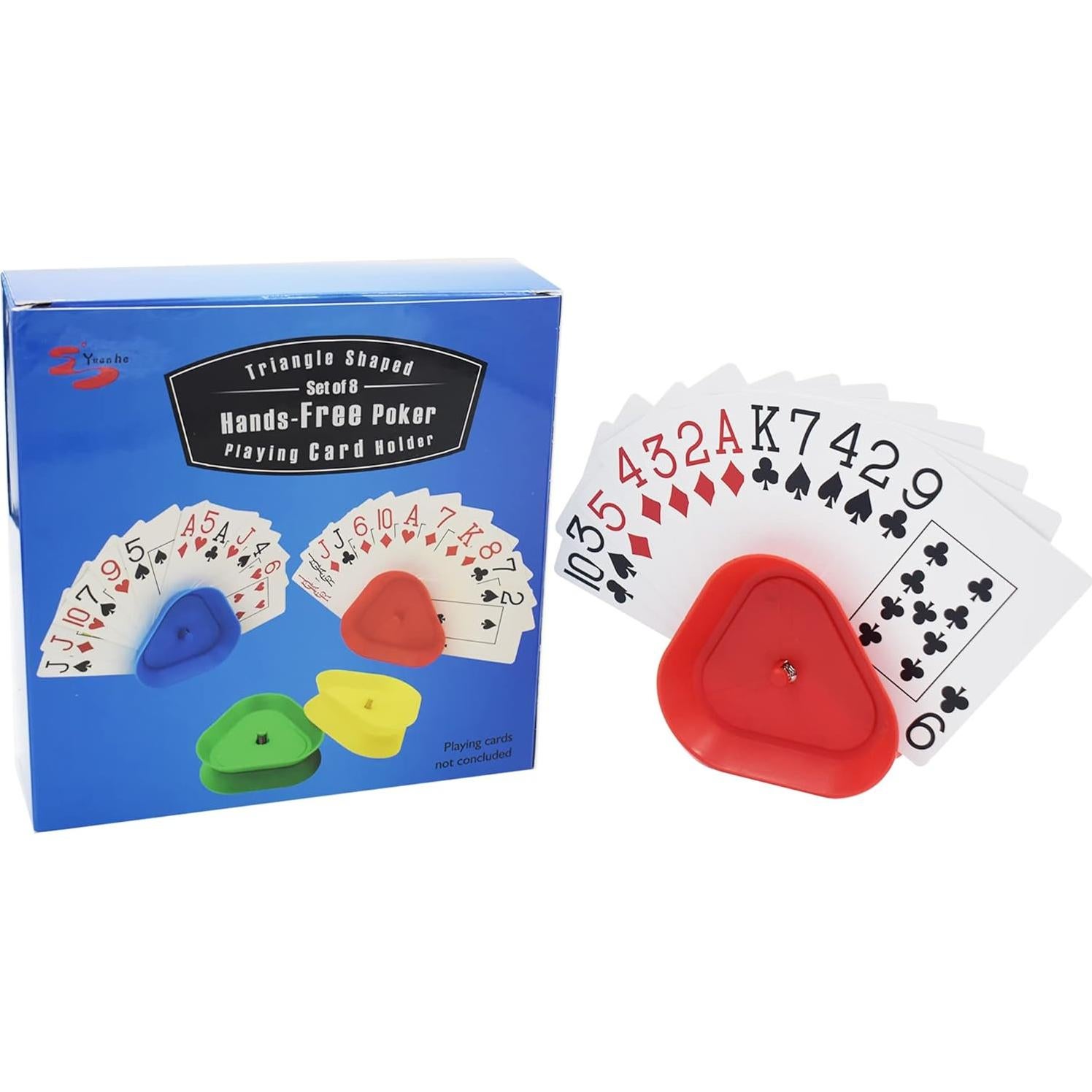 Soporte para Cartas Yuanhe - Juego de 8 Bandejas Triangulares