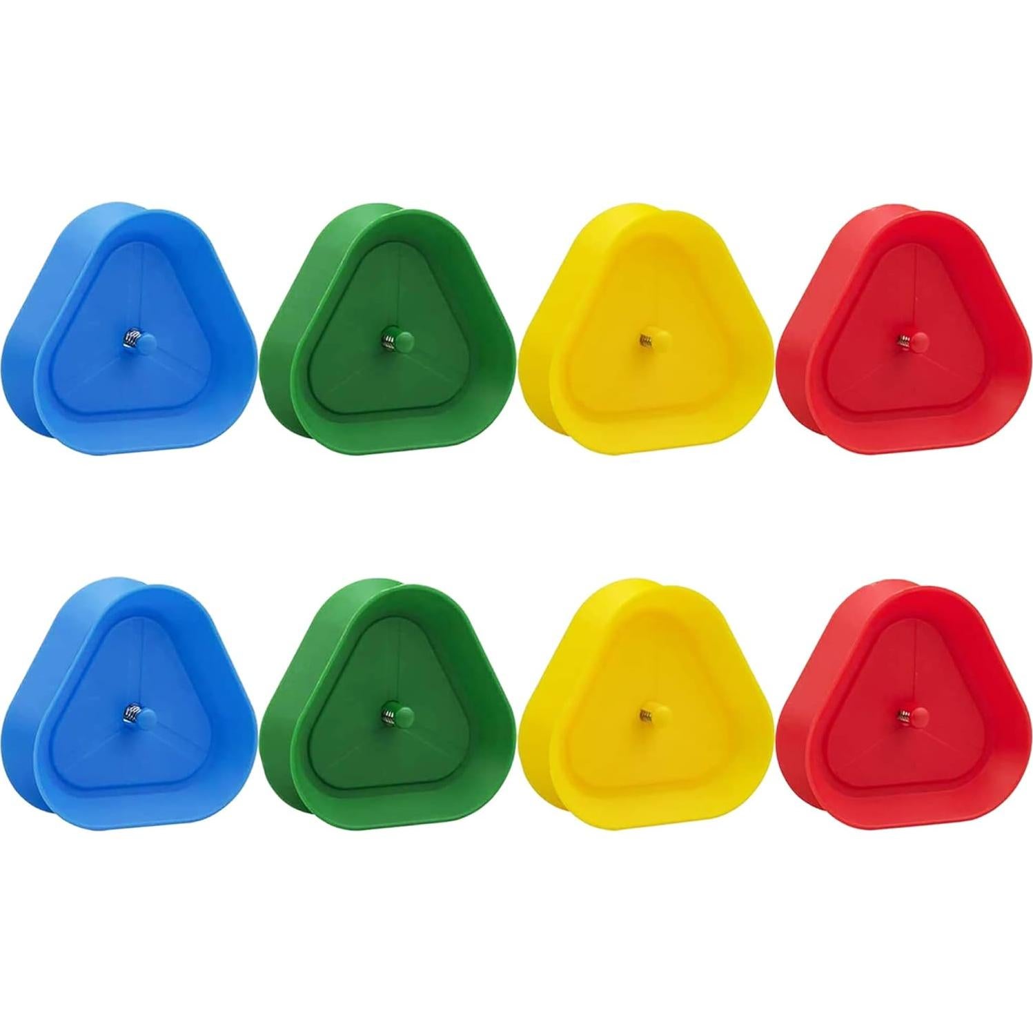 Soporte para Cartas Yuanhe - Juego de 8 Bandejas Triangulares