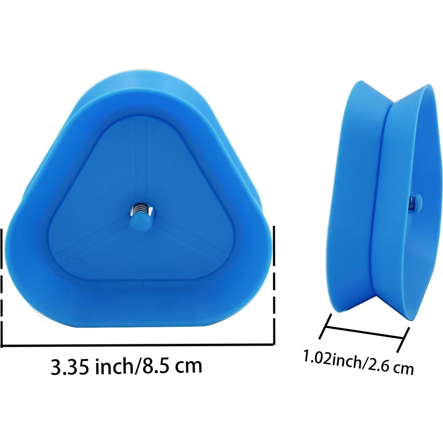 Soportes para Cartas Yuanhe - Juego de 4 Triángulo Azul