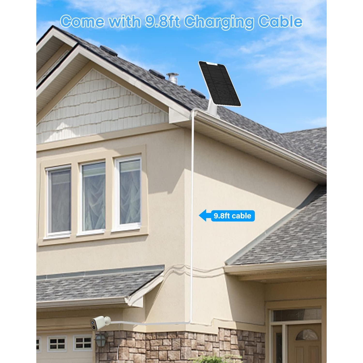 Cargador Solar 6W WININMETA para Cámaras Arlo Pro 3 Floodlight