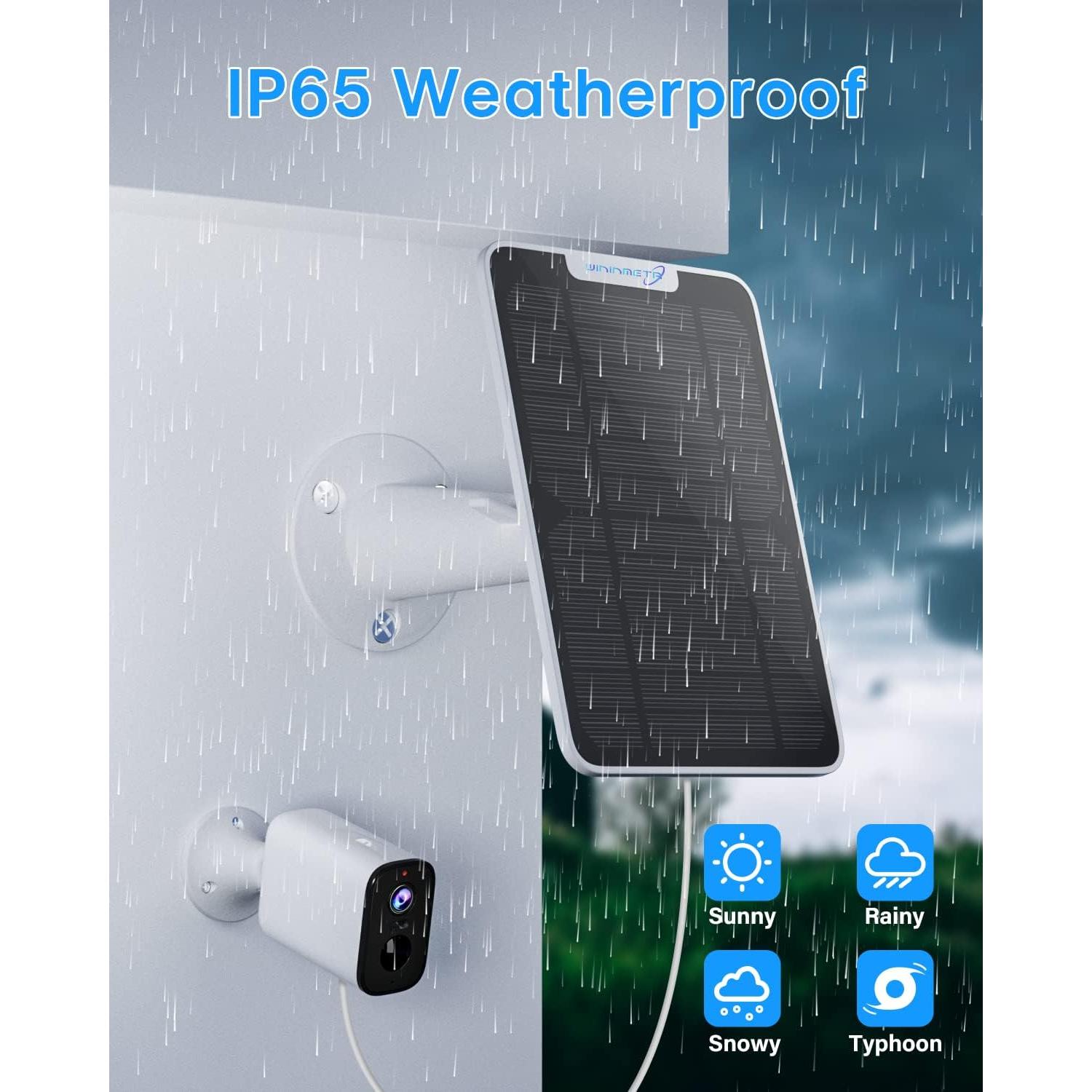 Cargador Solar 6W WININMETA para Cámaras Arlo Pro 3 Floodlight