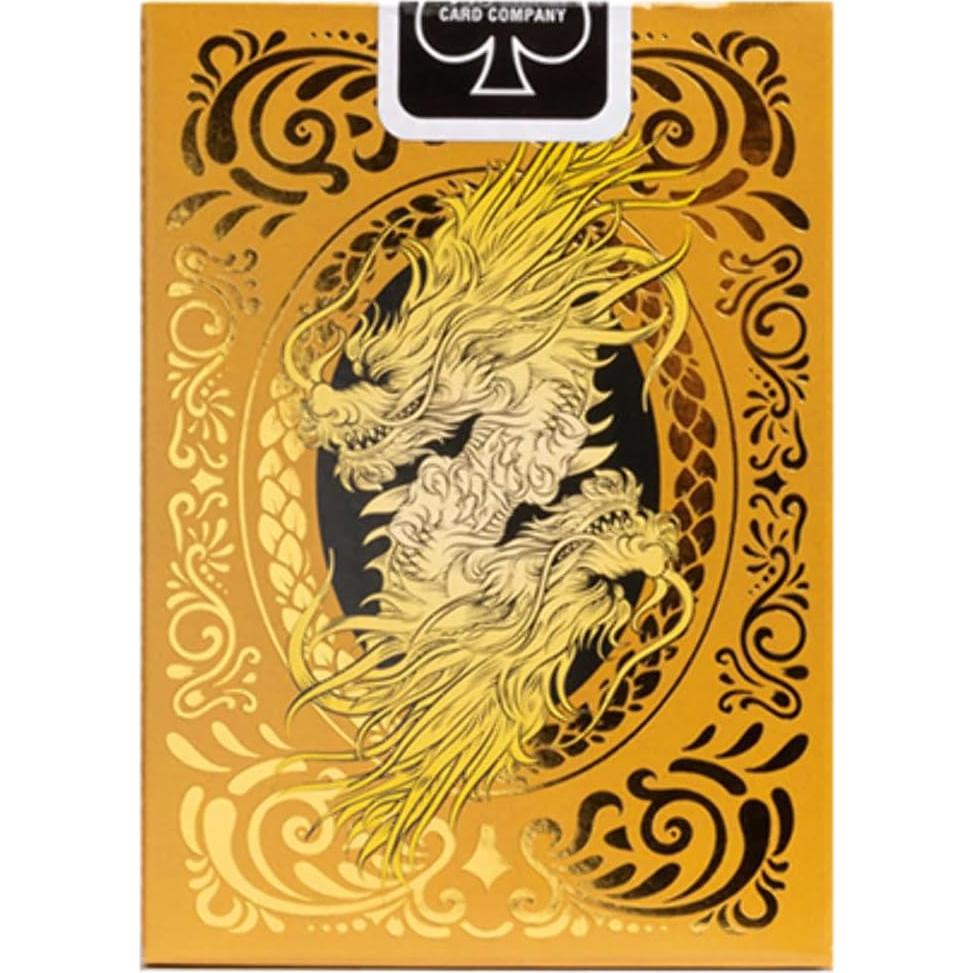 Baraja de Cartas Dragón Dorado Bicycle - Suministros Mágicos