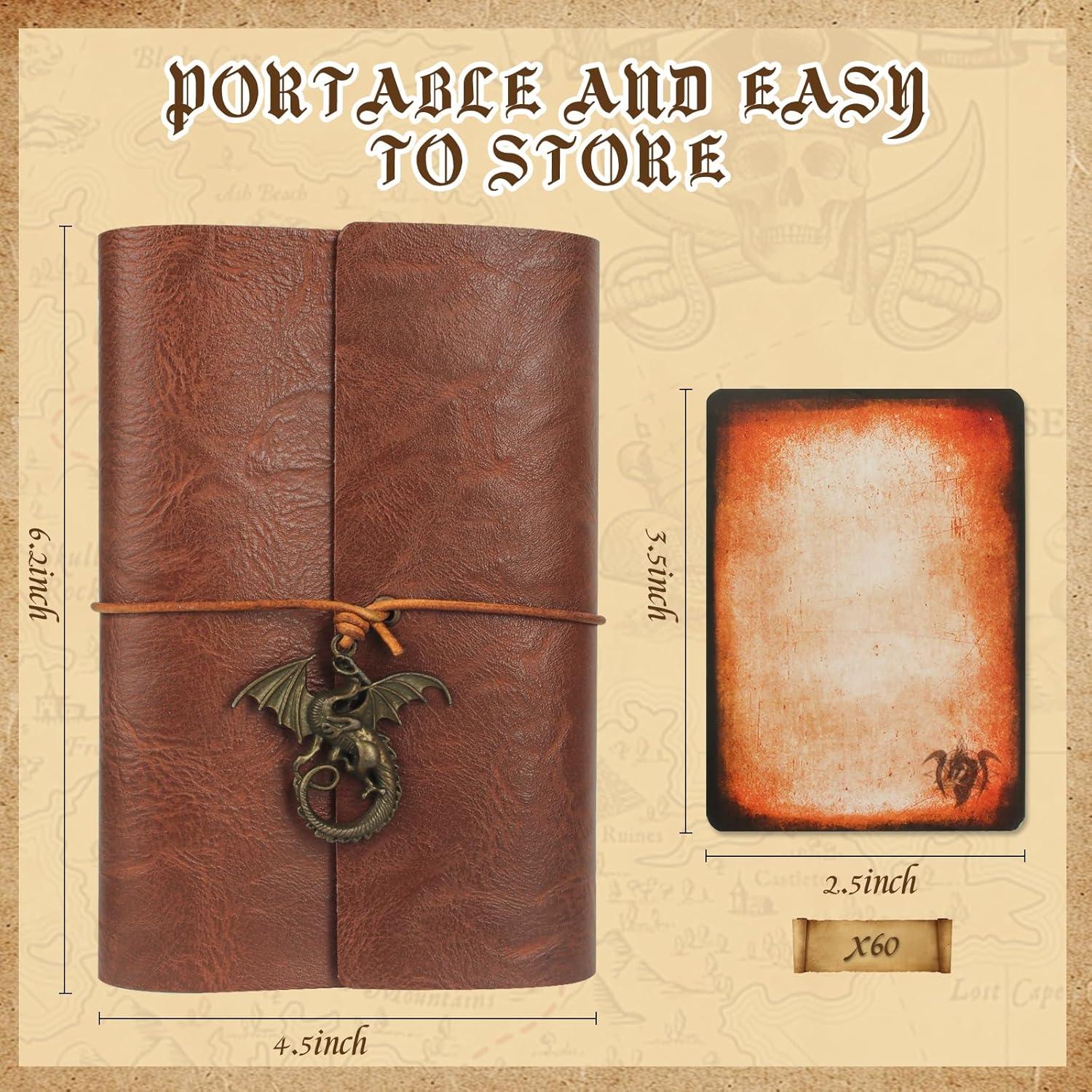 Porta Cartas de Hechizos Byhoo para DND y RPG - 60 Páginas