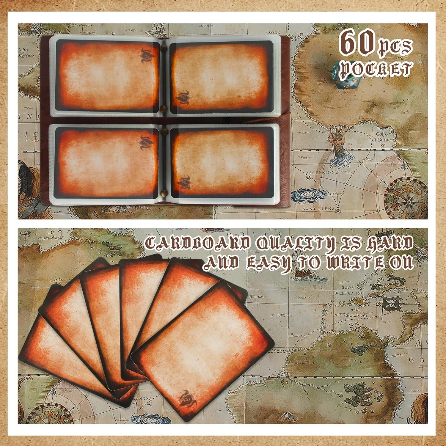 Porta Cartas de Hechizos Byhoo para DND y RPG - 60 Páginas