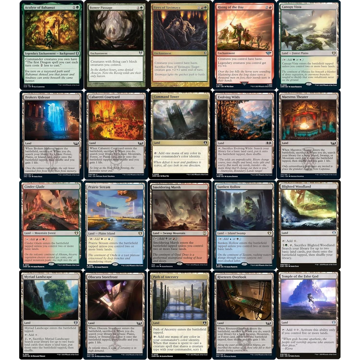 Deck Commander Dragón 5 Colores The Ur-Dragon 100 Cartas MTG