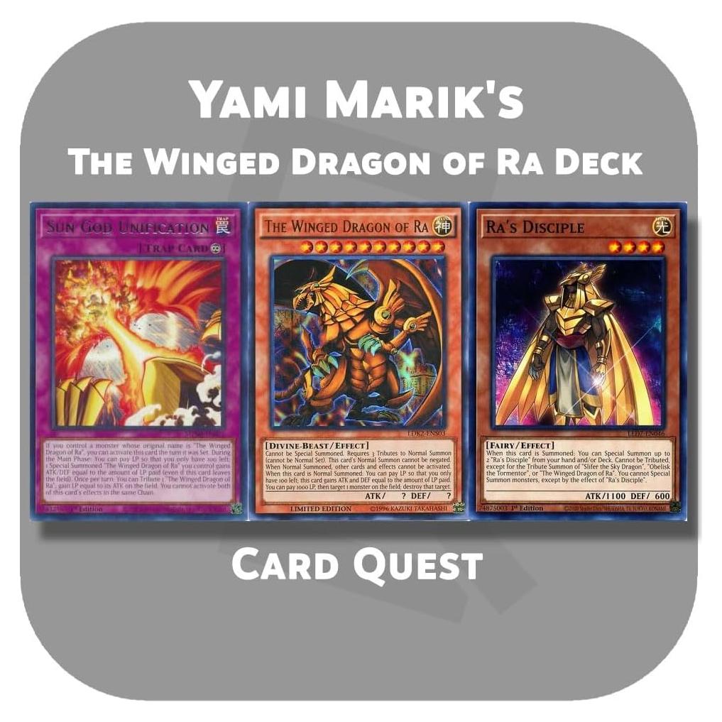 Baraja Personalizada Yu-Gi-Oh! Dragón Alado de Ra Konami