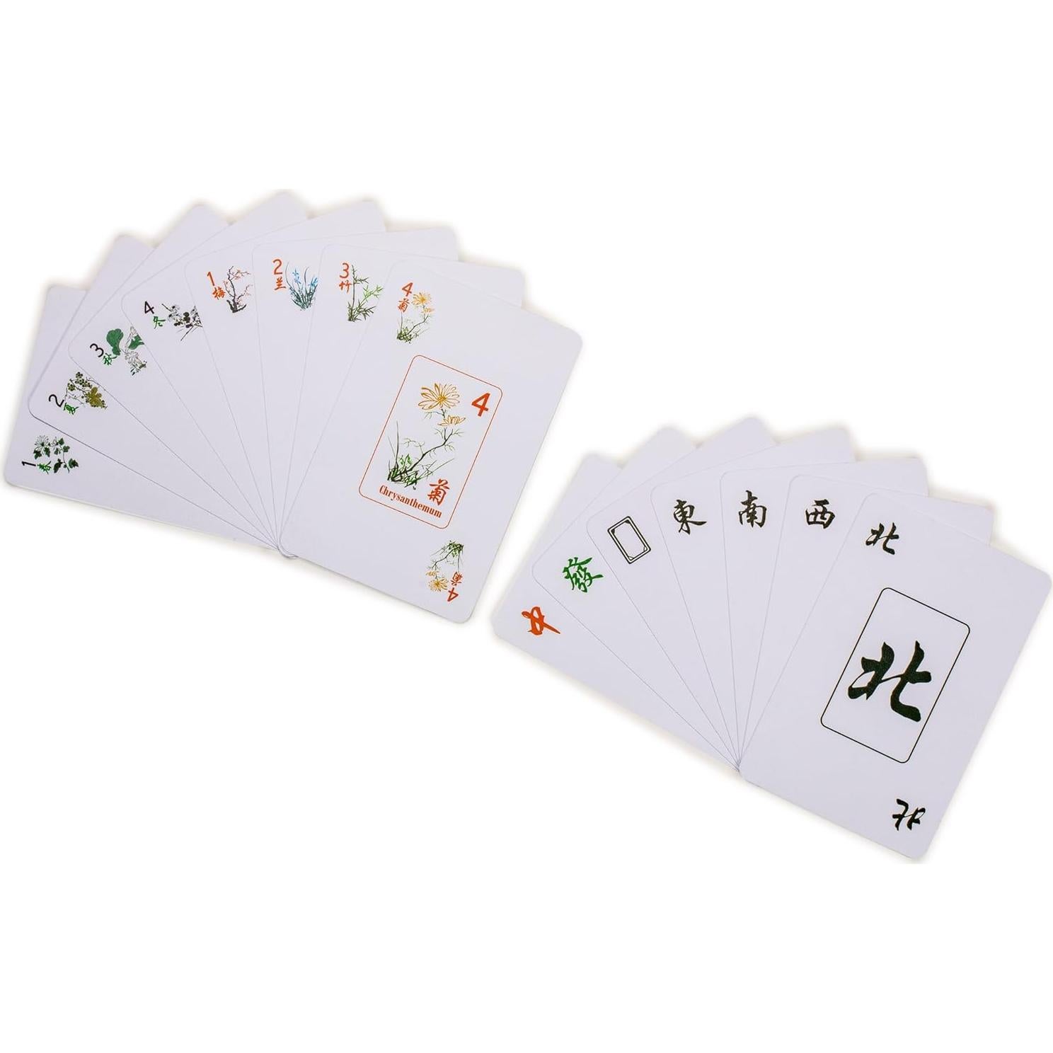 Cartas de Mahjong Chino Importaciones Yellow Mountain - Set 144