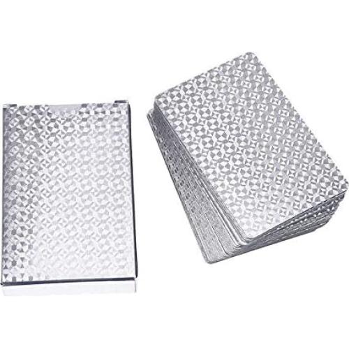 Tarjetas de Póker EAY Diamante Lujo Impermeables 54 Piezas