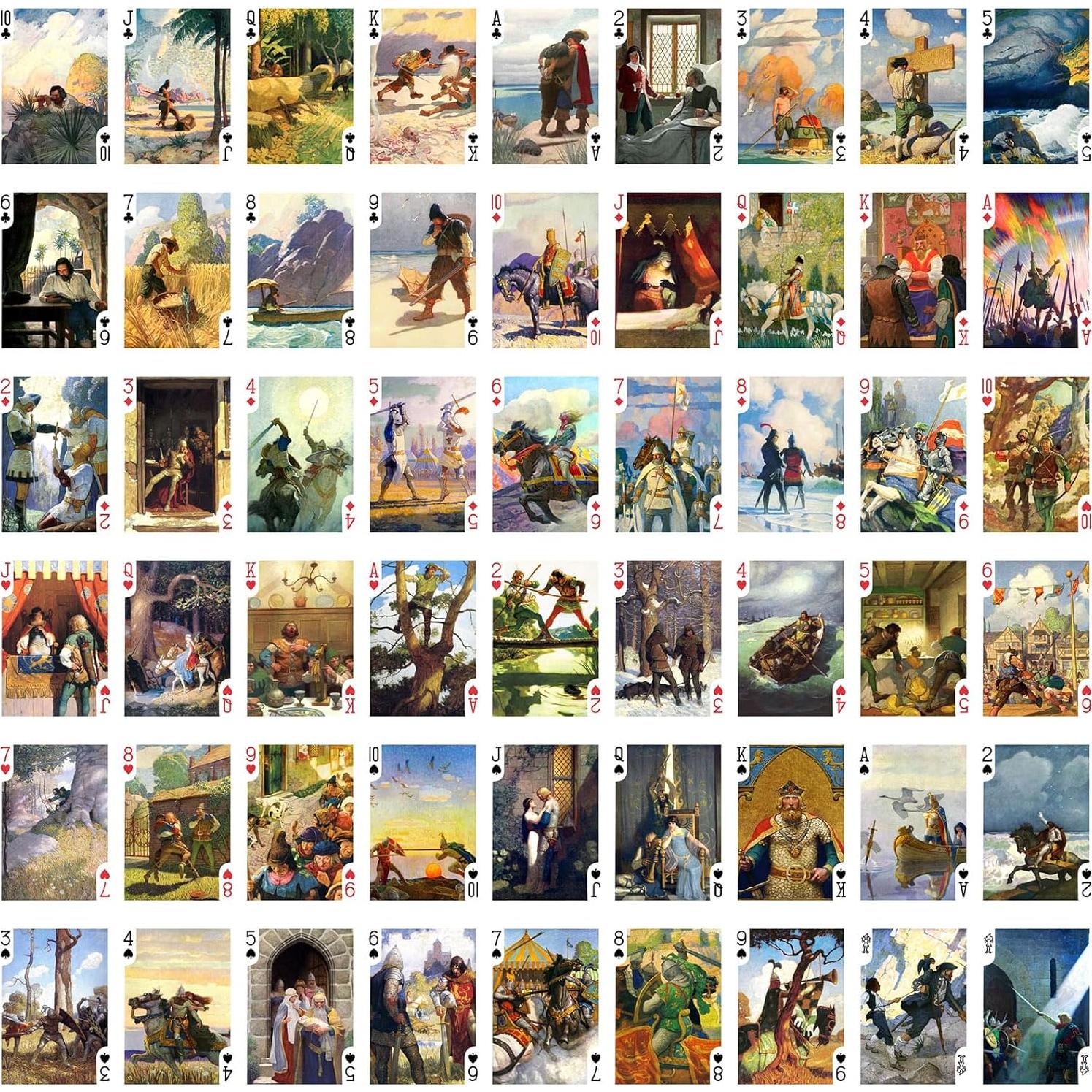 Baraja de Póker Romance Caballero FlonzGift 54 Cartas