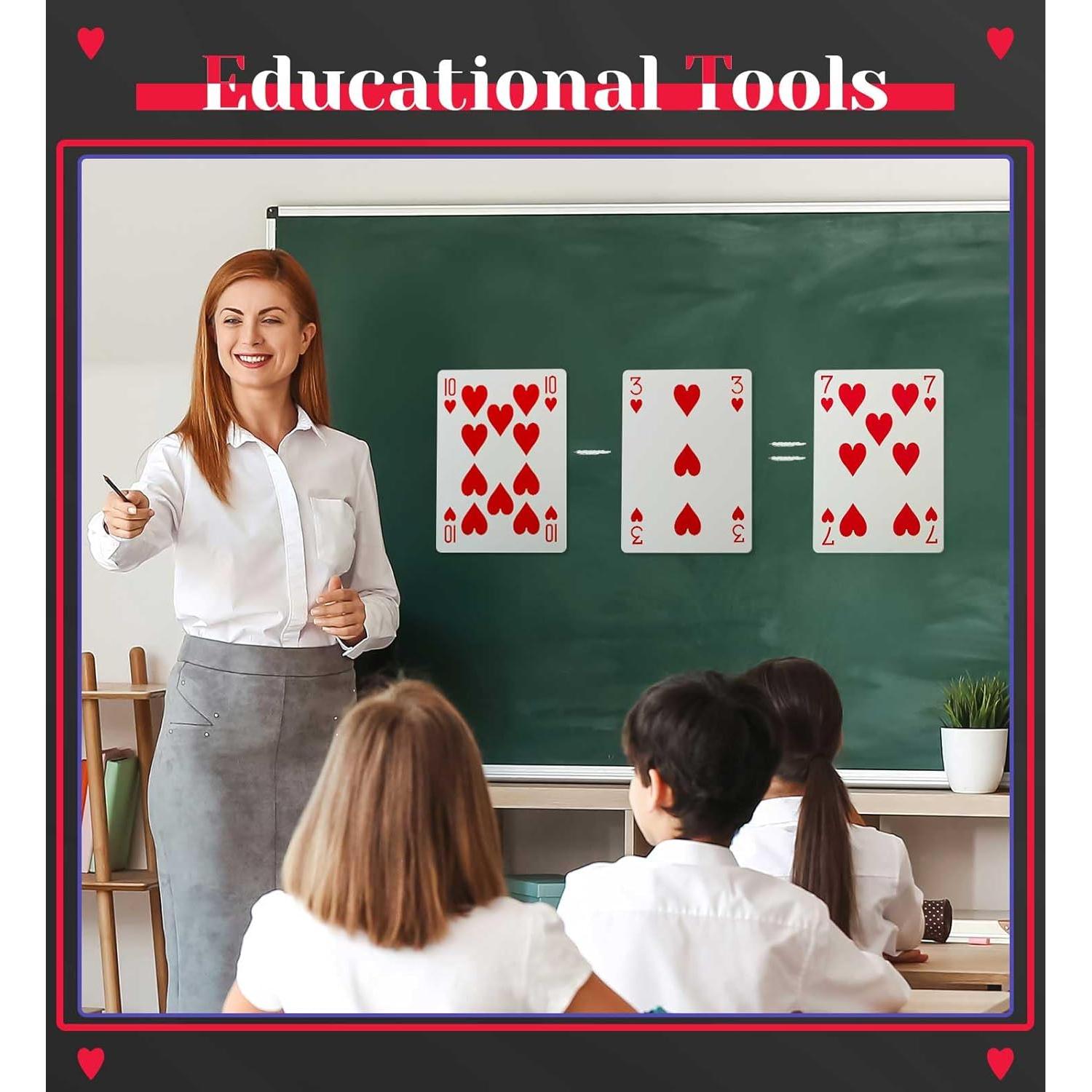 Cartas de Juego Gigantes BIERDORF 20x28 cm para Personas Mayores