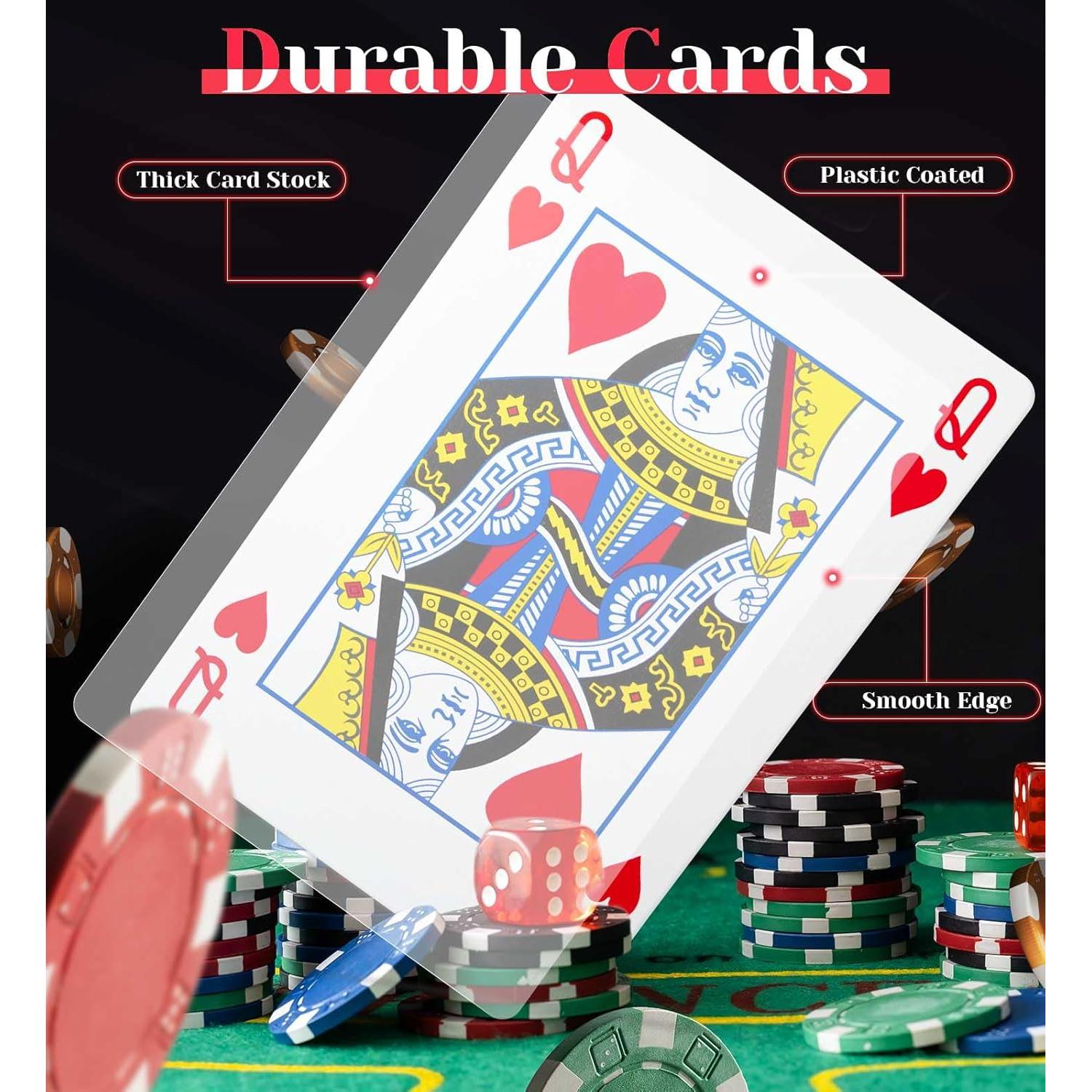 Cartas de Juego Gigantes BIERDORF 20x28 cm para Personas Mayores