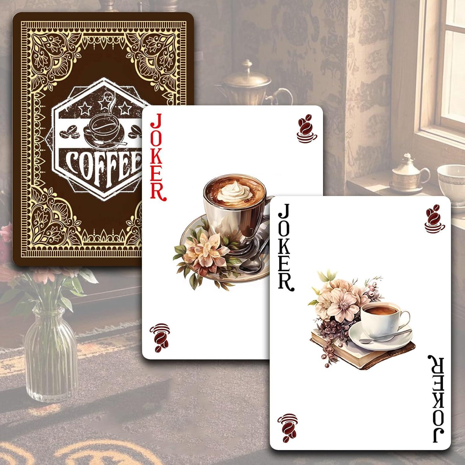 Baraja de Póker Strublfe Retro Café 88x63mm - Cartas Premium