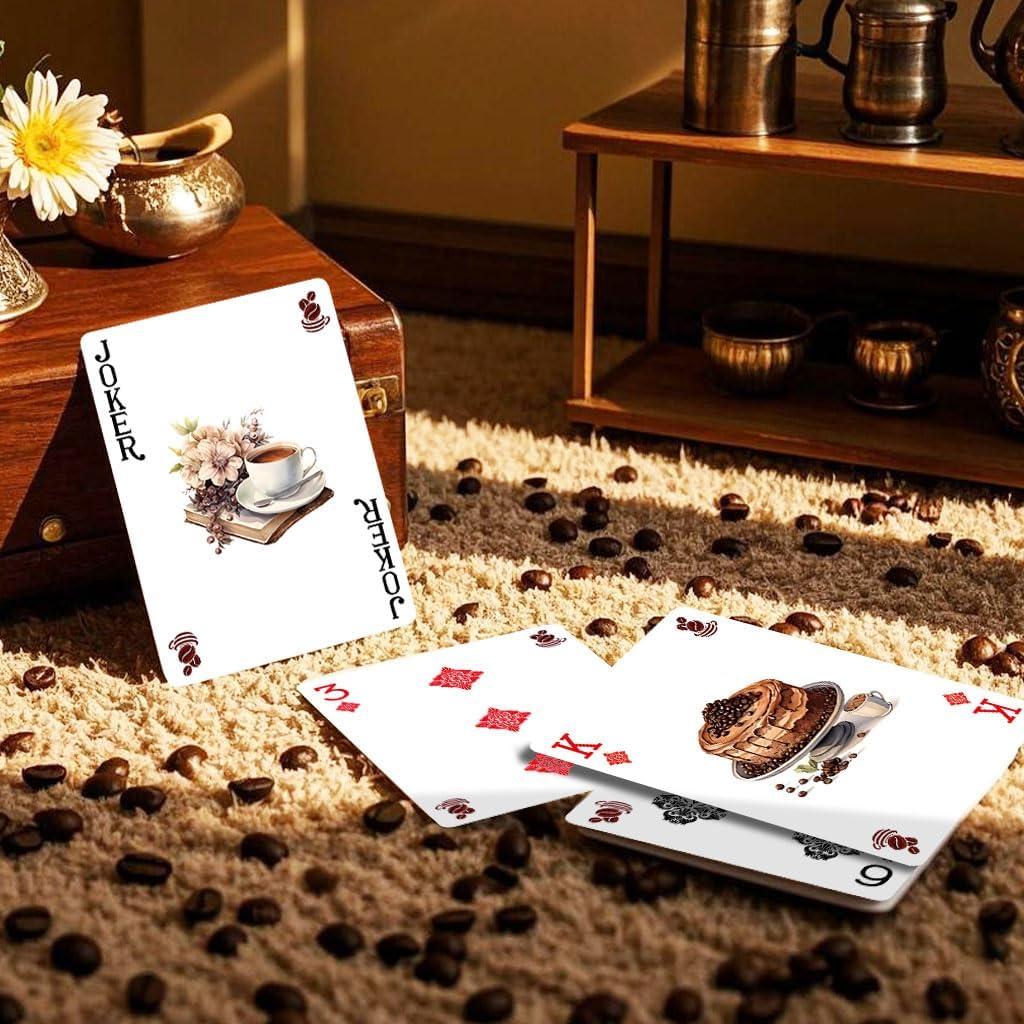 Baraja de Póker Strublfe Retro Café 88x63mm - Cartas Premium