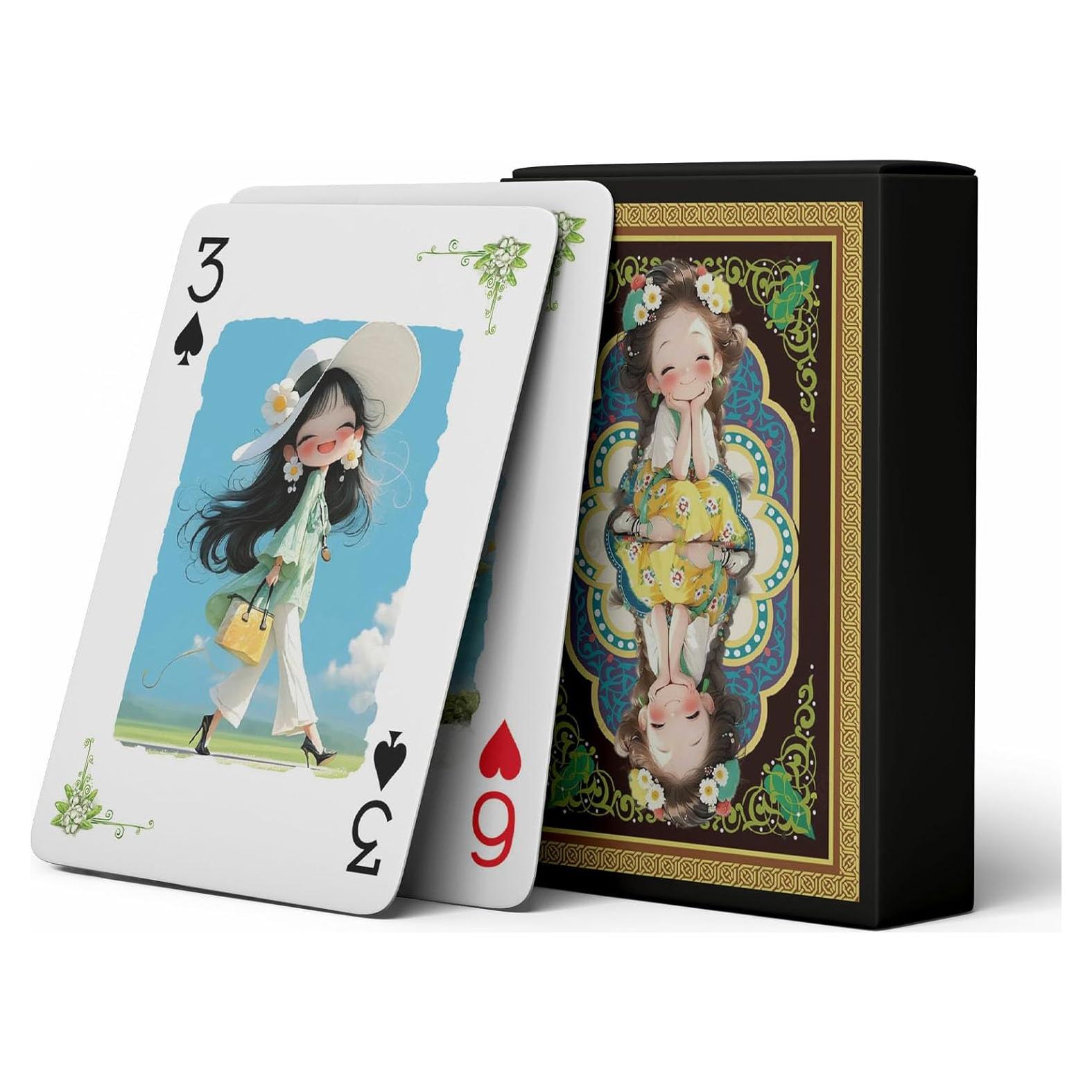 Baraja de Cartas de Juego Sunshine Girl - 54 Diseños Únicos