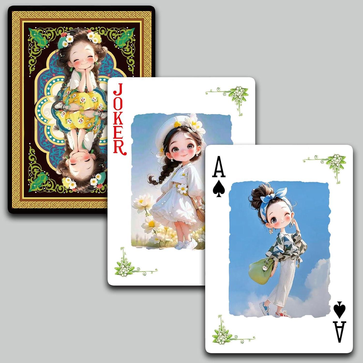 Baraja de Cartas de Juego Sunshine Girl - 54 Diseños Únicos