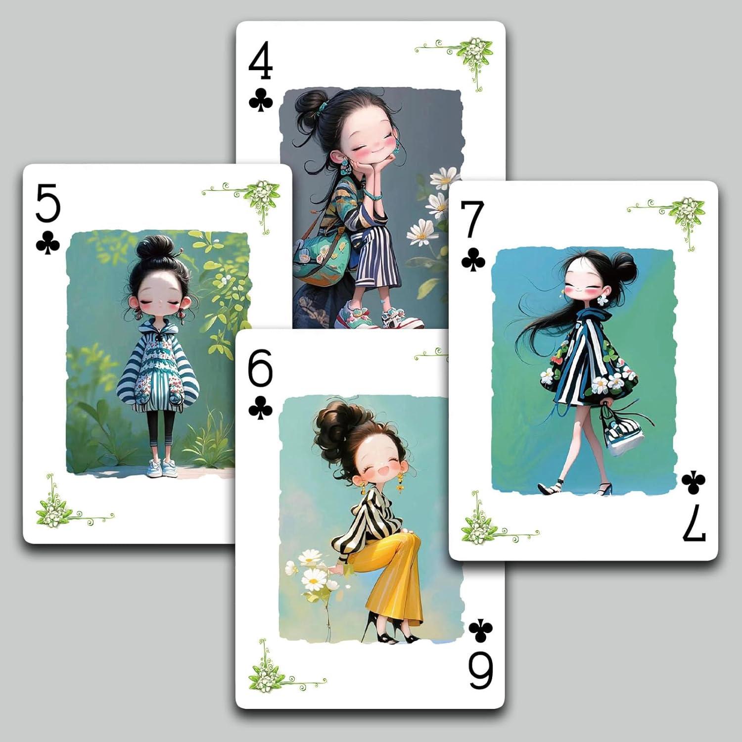 Baraja de Cartas de Juego Sunshine Girl - 54 Diseños Únicos