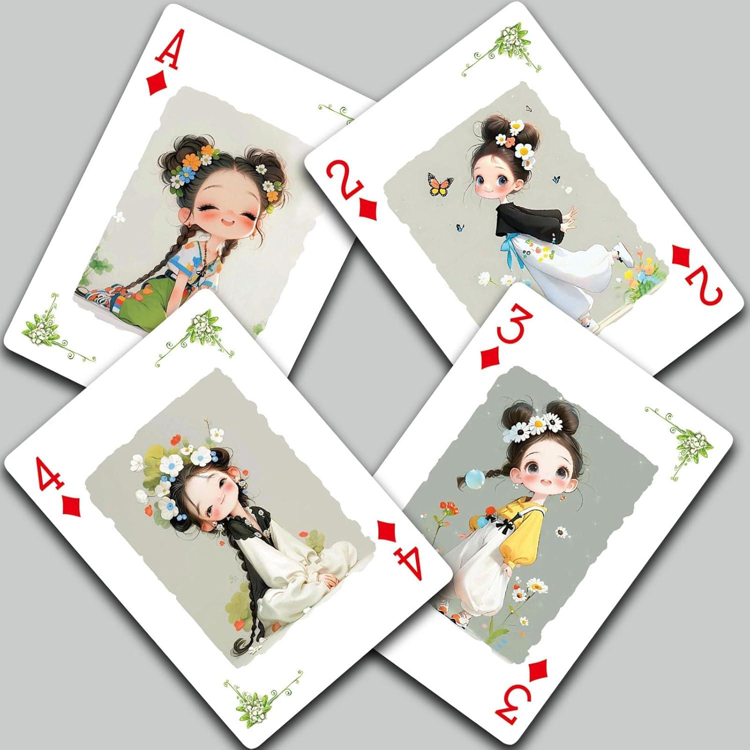 Baraja de Cartas de Juego Sunshine Girl - 54 Diseños Únicos