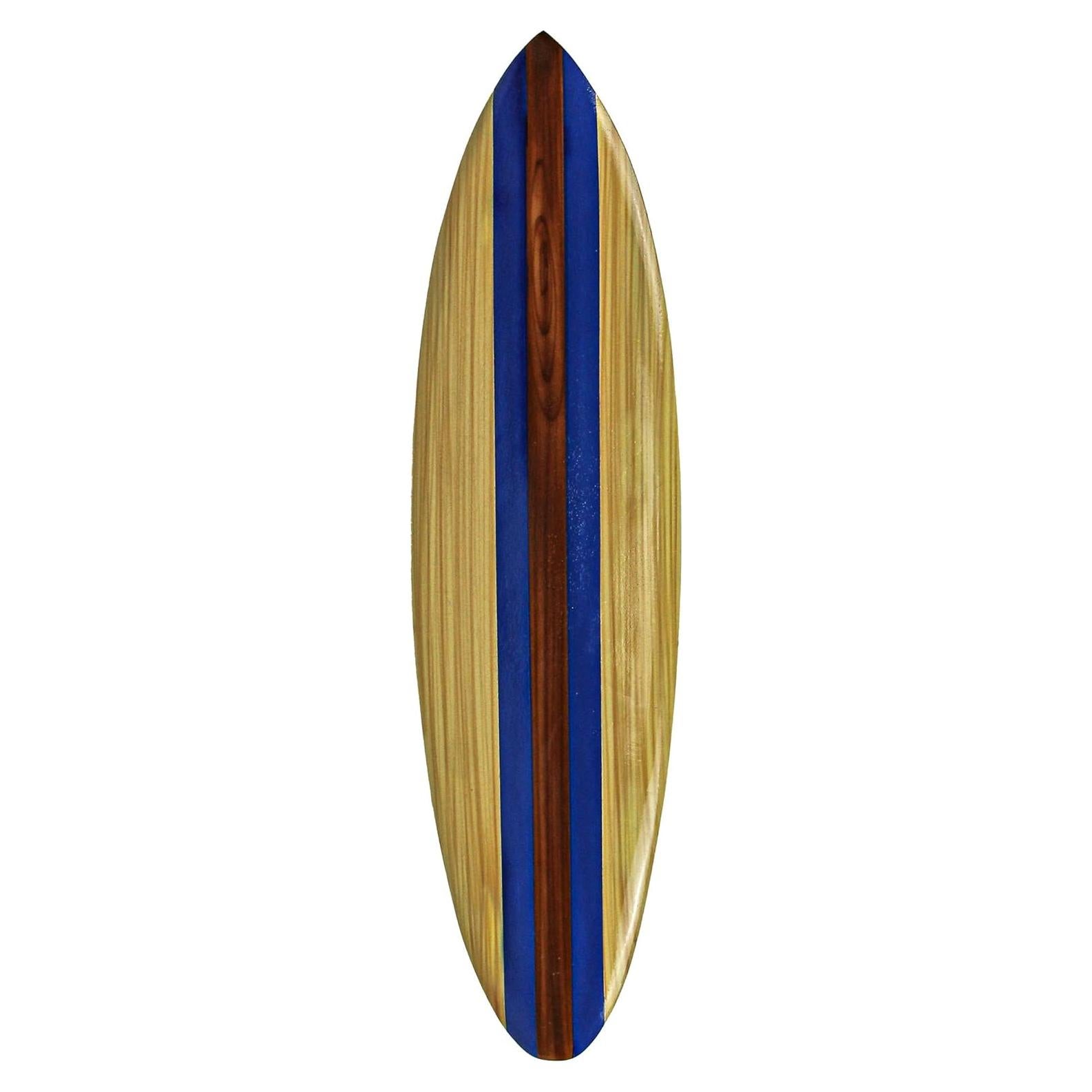 Tablero de Surf Decorativo Zeckos Azul 81 cm Madera