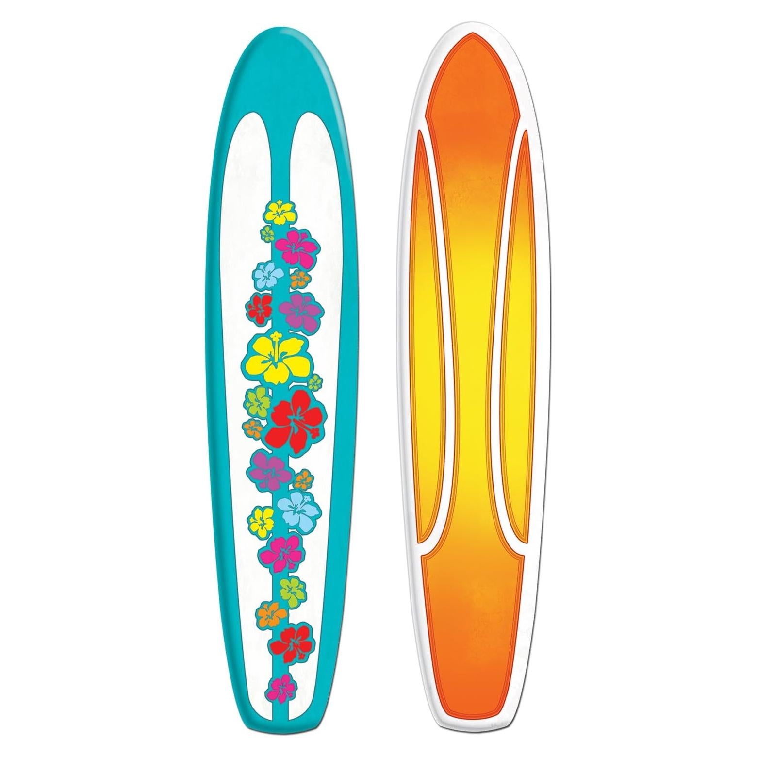 Paquete de 2 Tablas de Surf Beistle 152 cm Decorativas