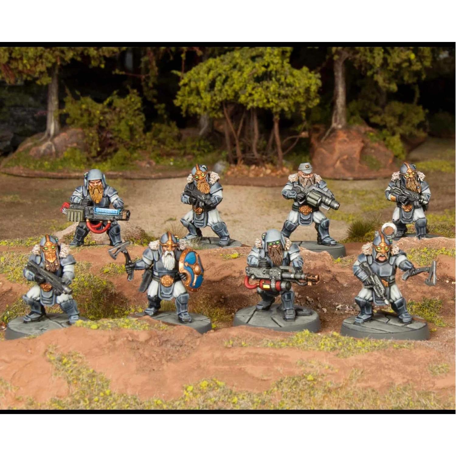 Campos de Muerte - Infantería Einherjar 24 Figuras Plástico Duro