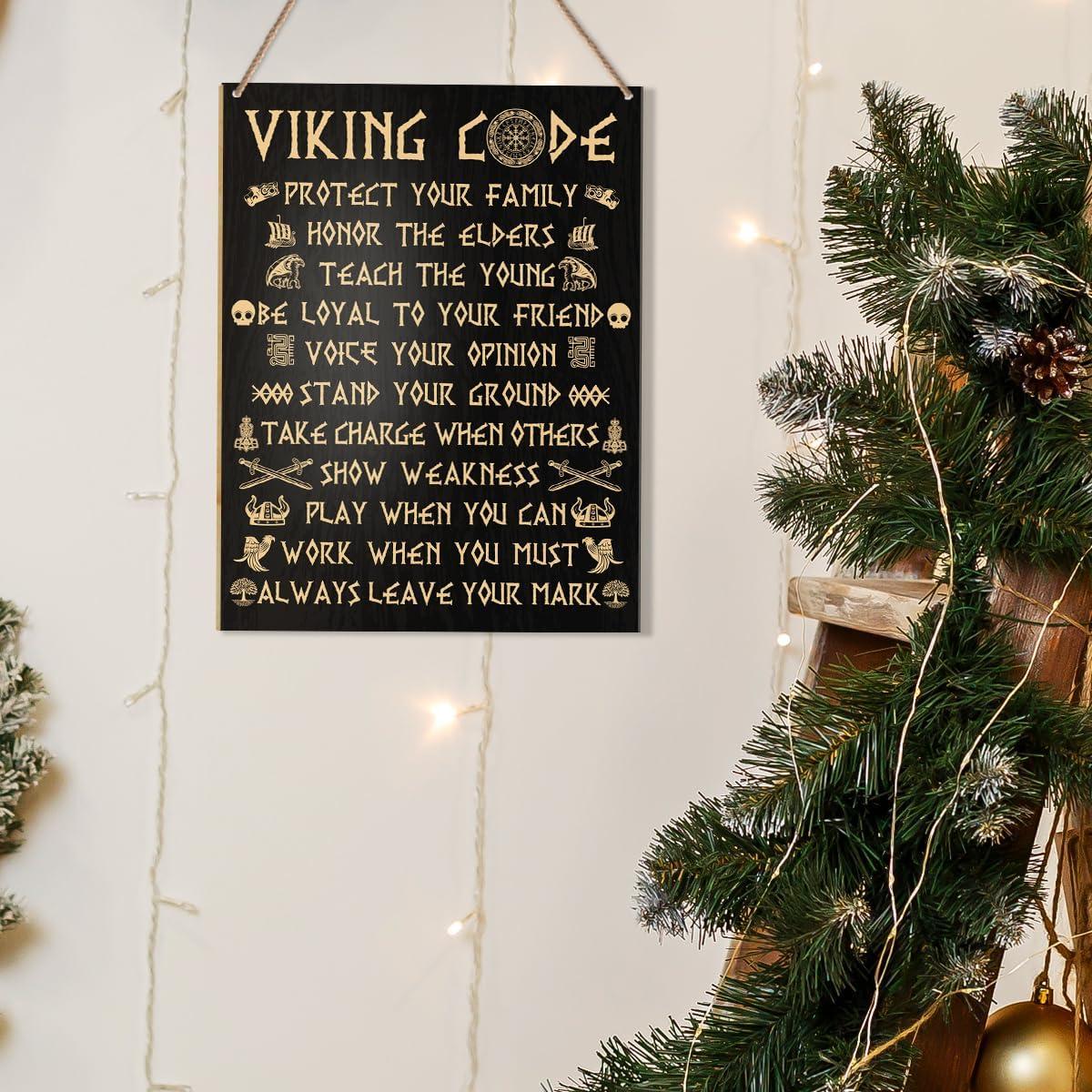 Cartel de Madera Decorativo Navidad YGRBXJZD 19.8x25.9 cm