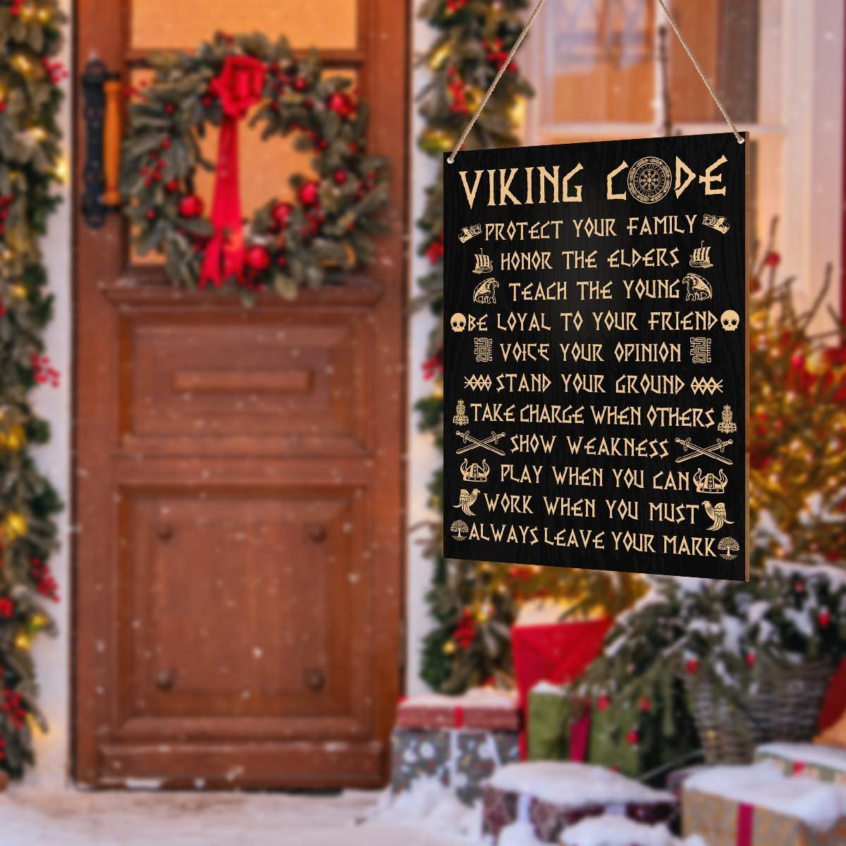 Cartel de Madera Decorativo Navidad YGRBXJZD 19.8x25.9 cm