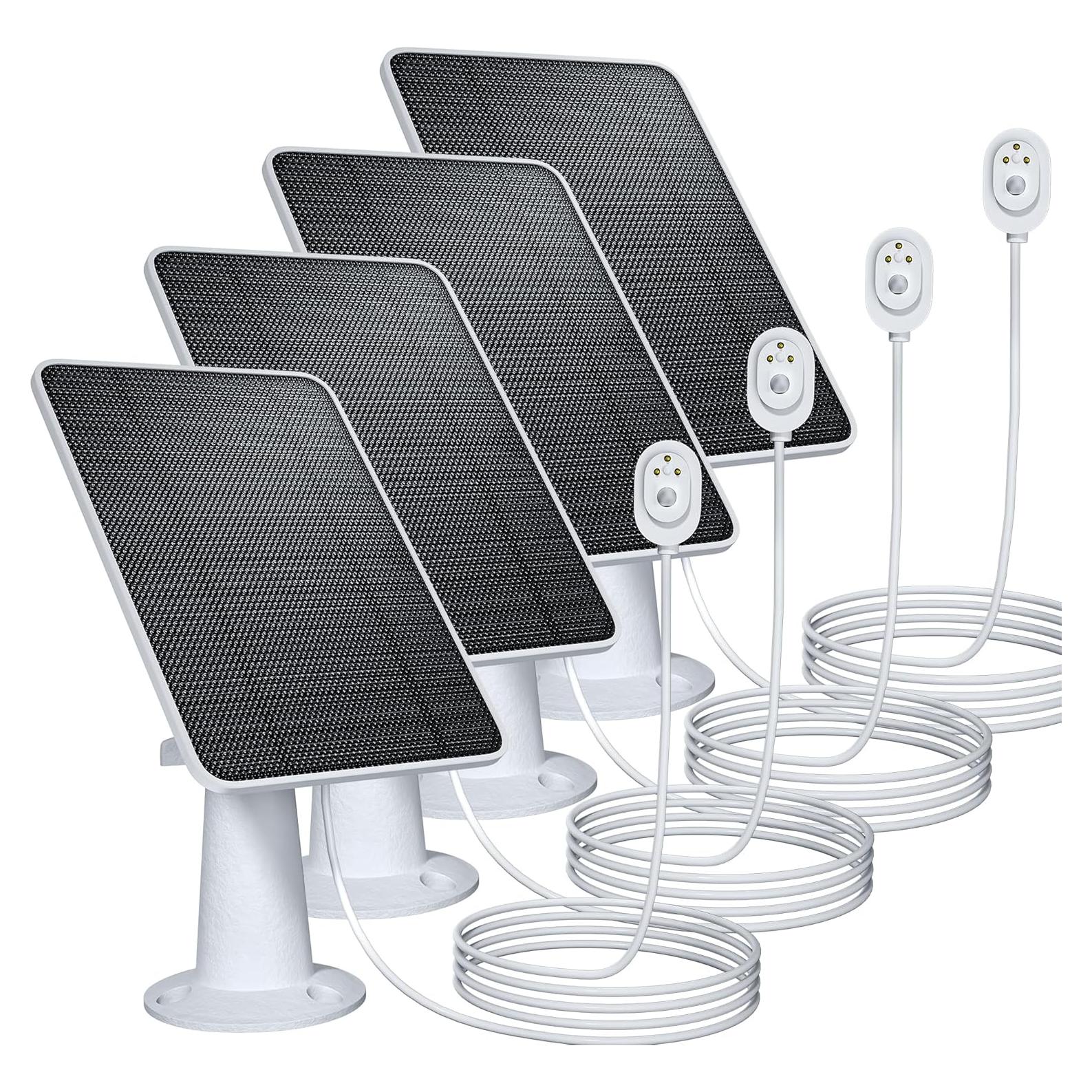 Panel Solar FOHOA 4W para Cámaras Arlo Pro 4 y 3