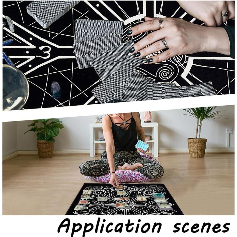 Tela de Altar CREATCABIN Runas Vikingas 49.5x49.5cm Algodón