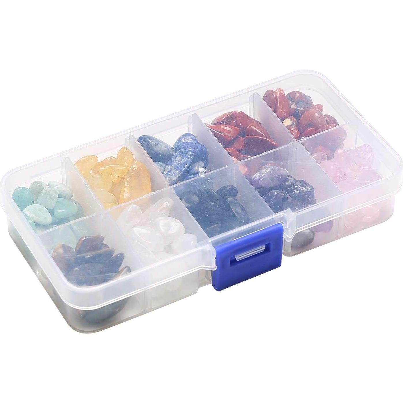 Caja de Cristales de Sanación Reiki Xujia - 10 Gemas Naturales