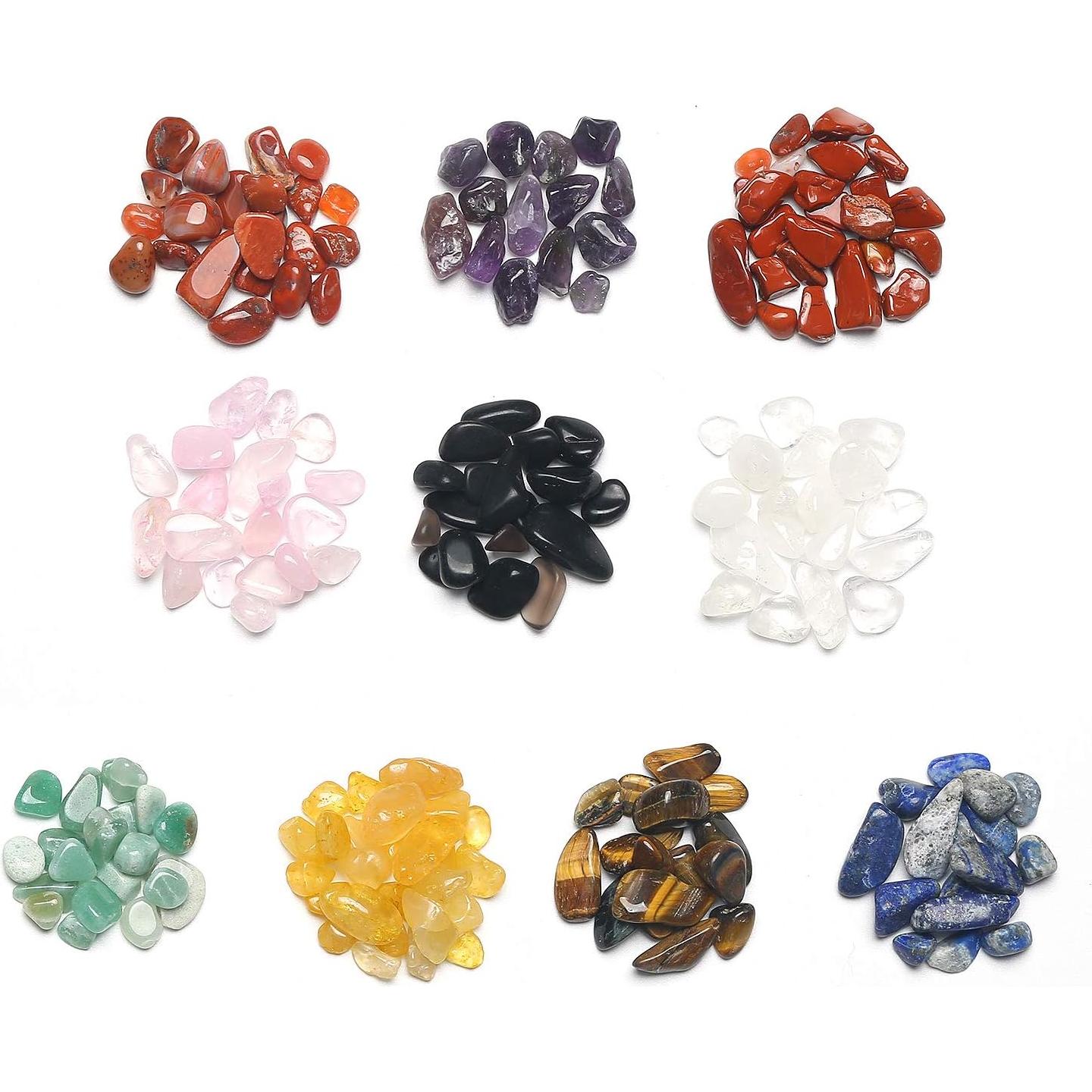 Caja de Cristales de Sanación Reiki Xujia - 10 Gemas Naturales