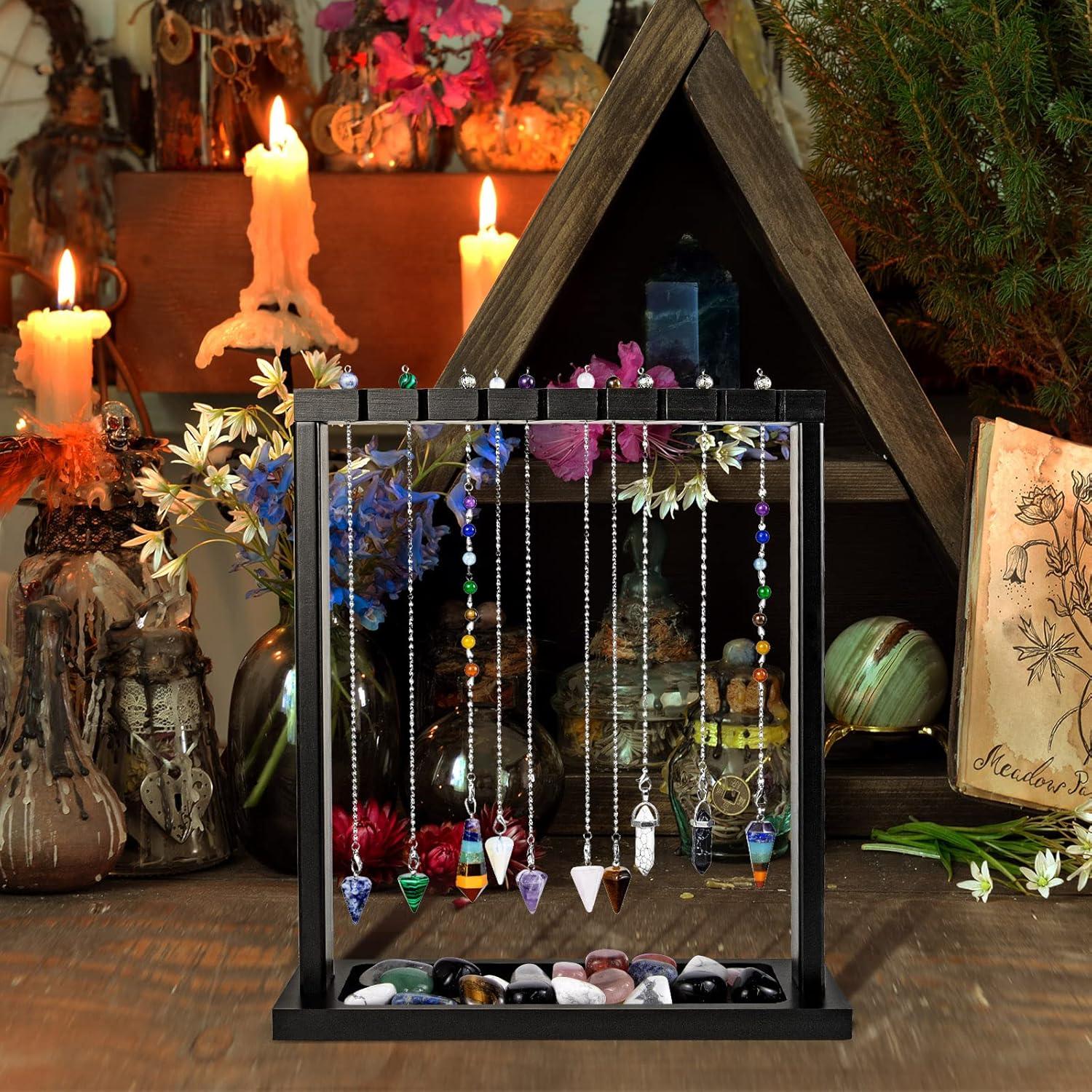 Soporte de Exhibición de Cristales Ceiner con Fase Lunar