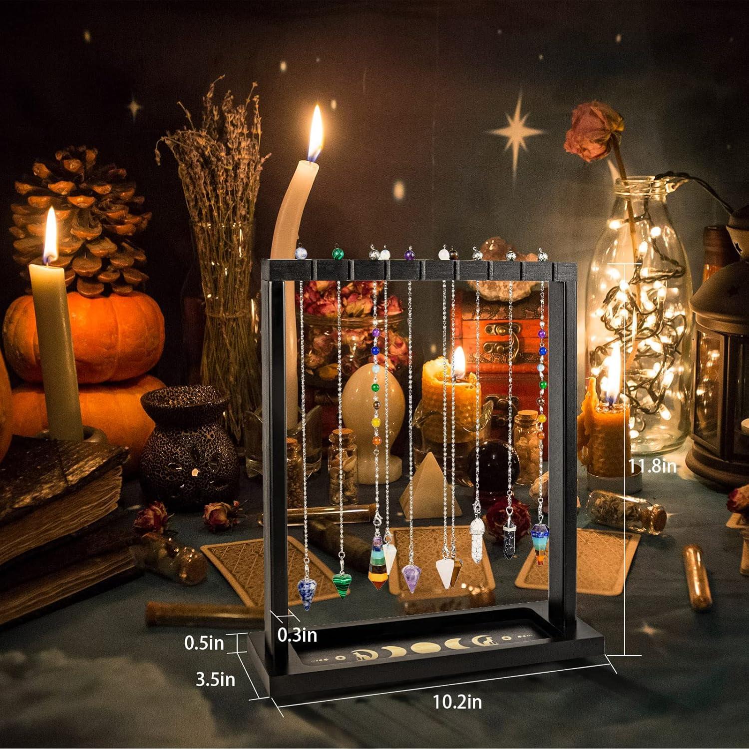 Soporte de Exhibición de Cristales Ceiner con Fase Lunar