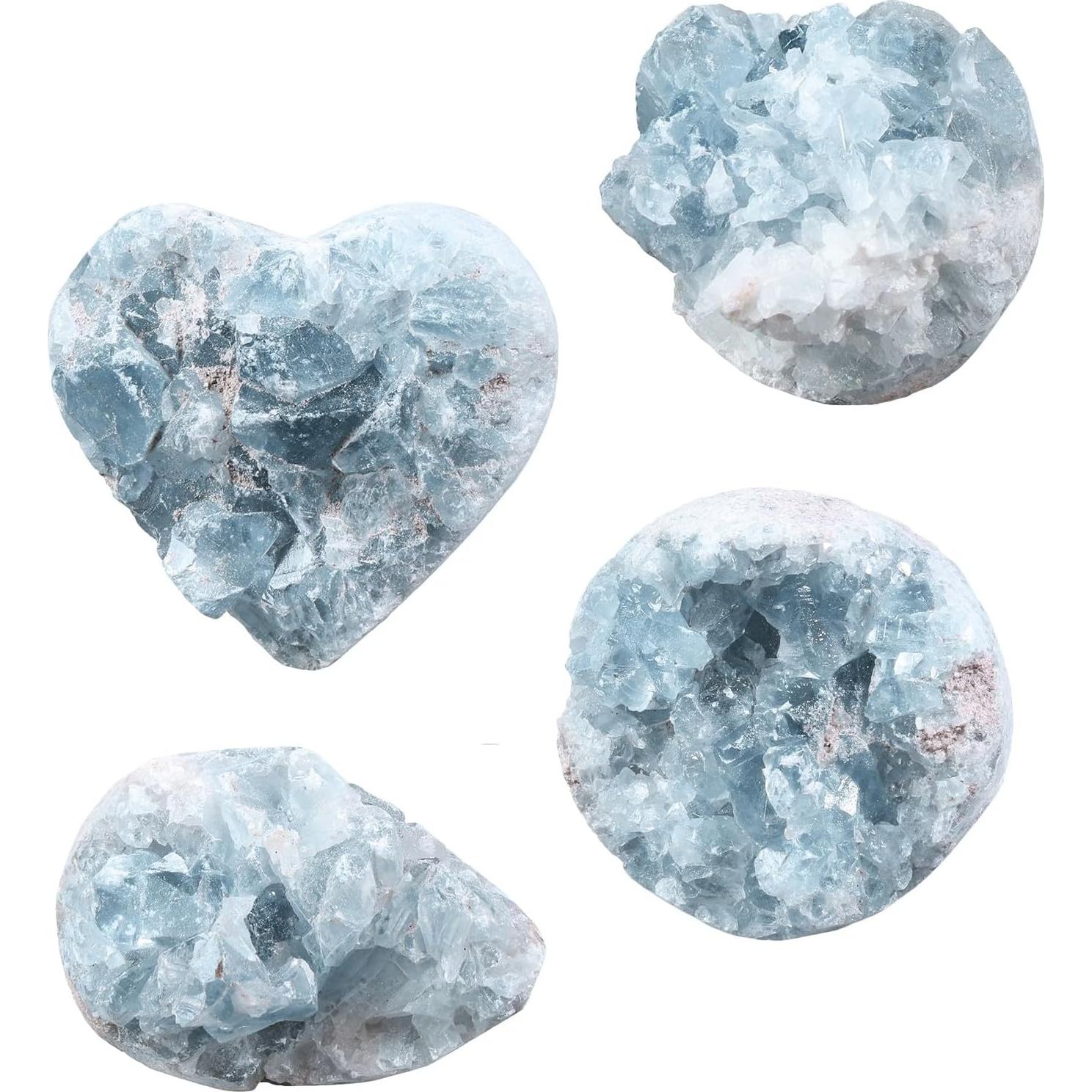 Especimen Mineral Celestita Azul Natural Bruto 25mm-45mm