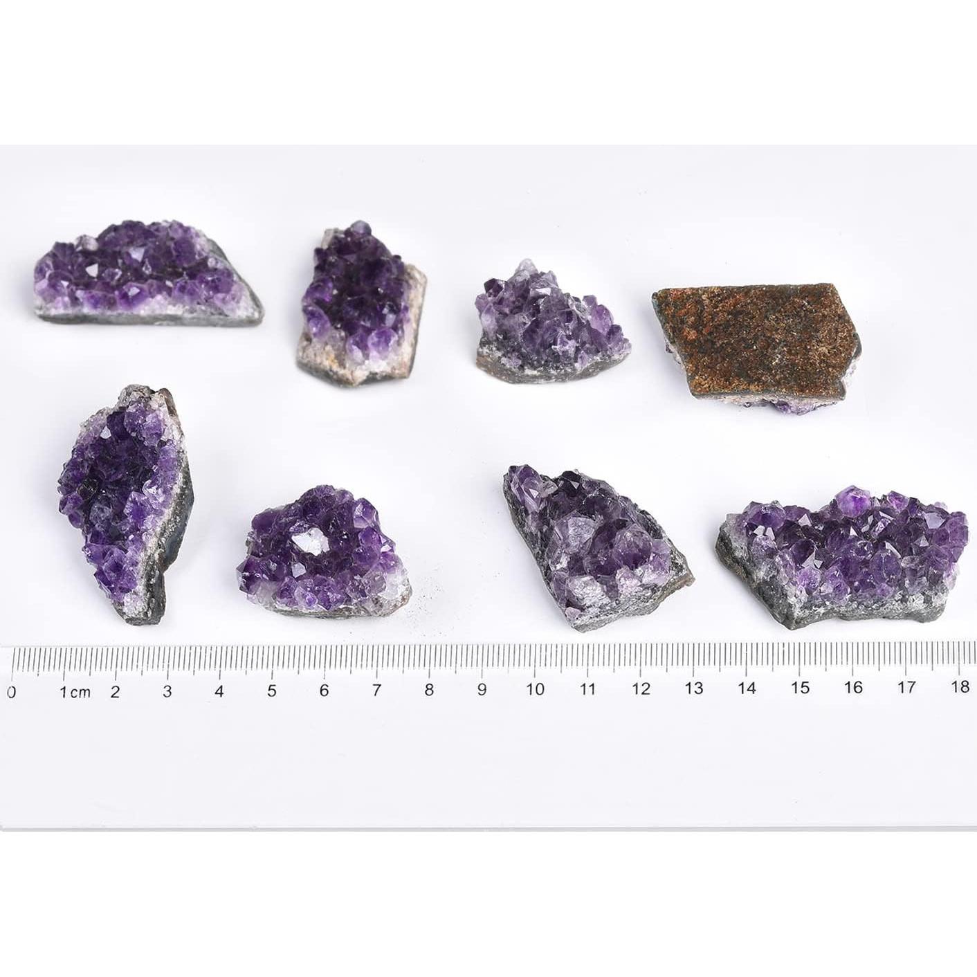 Grupos de Amatista JIC Gem 0.5 kg Cristales Naturales