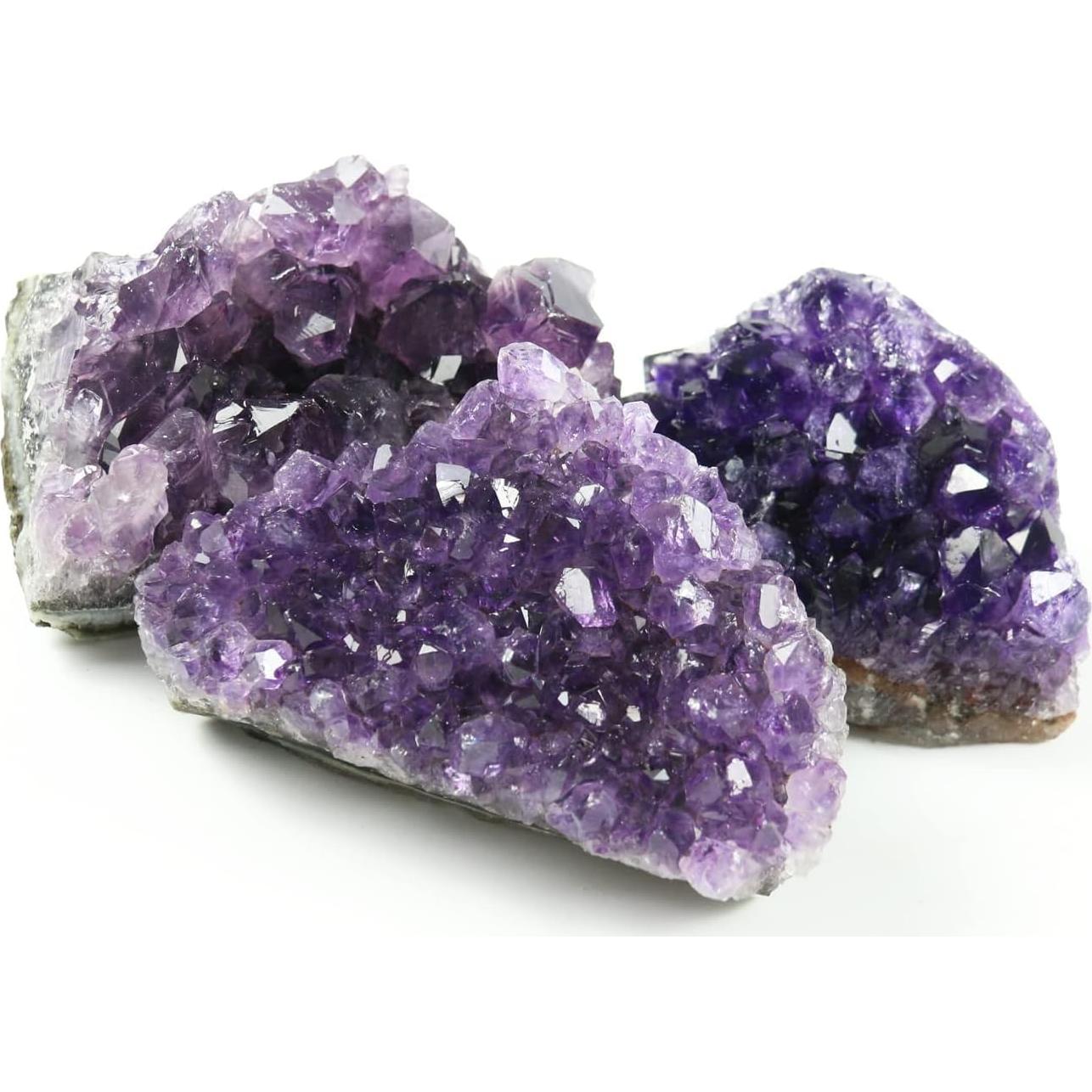 Cristales de Amatista Cruda Natural 0.09 Kg - Sanación y Meditación