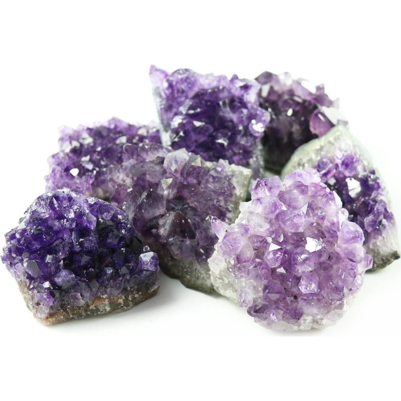 Cristales de Amatista Cruda Natural 0.09 Kg - Sanación y Meditación