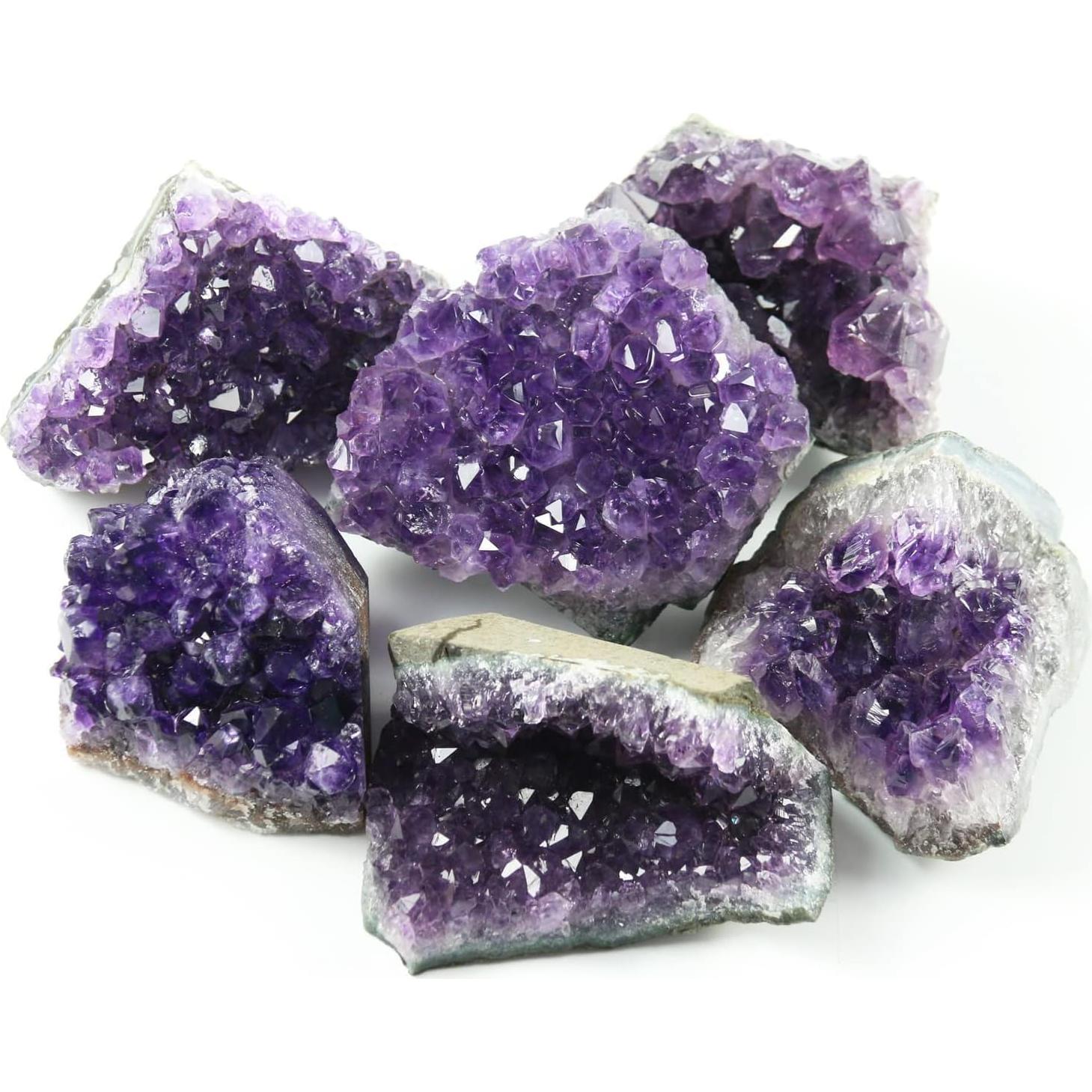 Cristales de Amatista Cruda Natural 0.09 Kg - Sanación y Meditación