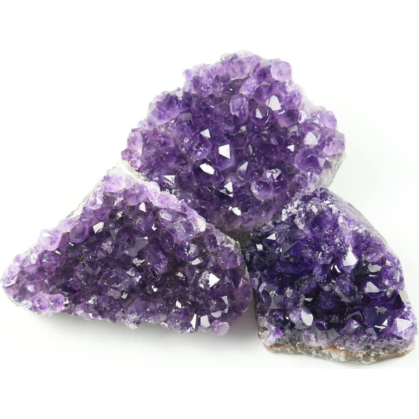 Cristales de Amatista Cruda Natural 0.09 Kg - Sanación y Meditación