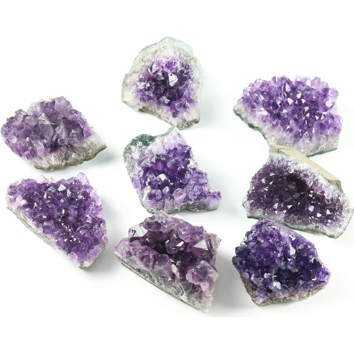 Cristales de Amatista Cruda Natural 0.09 Kg - Sanación y Meditación