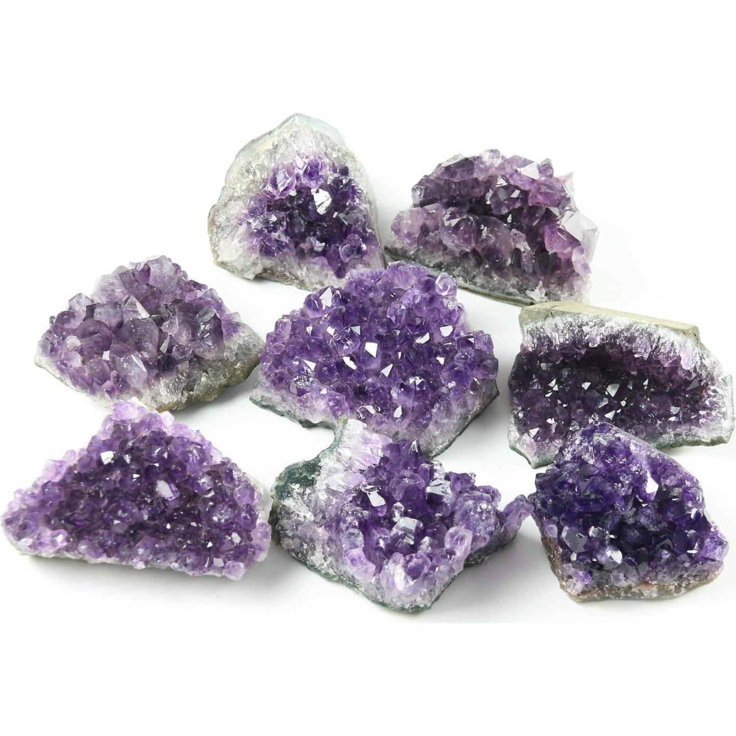 Cristales de Amatista Cruda Natural 0.09 Kg - Sanación y Meditación