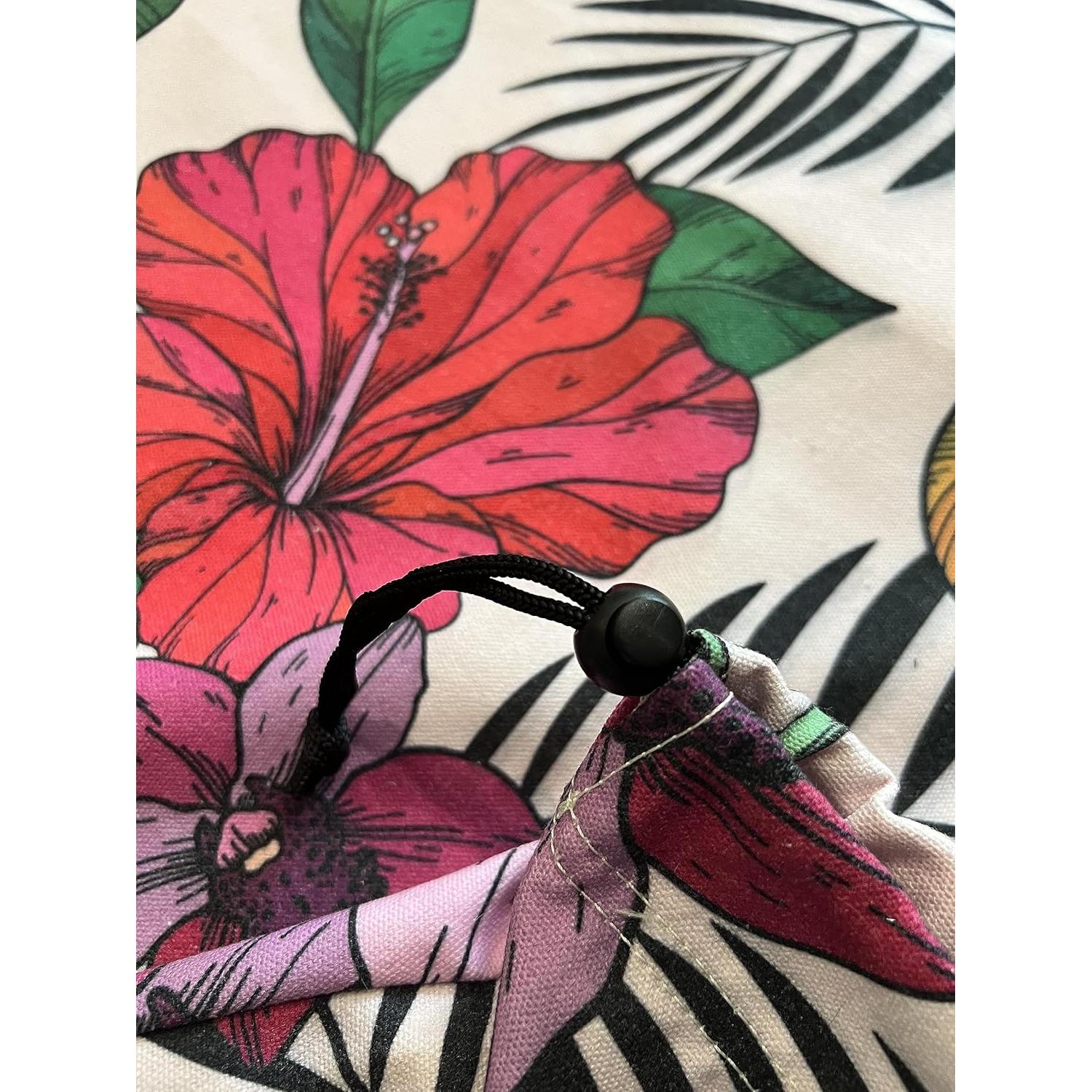 Calcetín de Tabla de Surf Outer Mountain 2,29 m Floral Azul