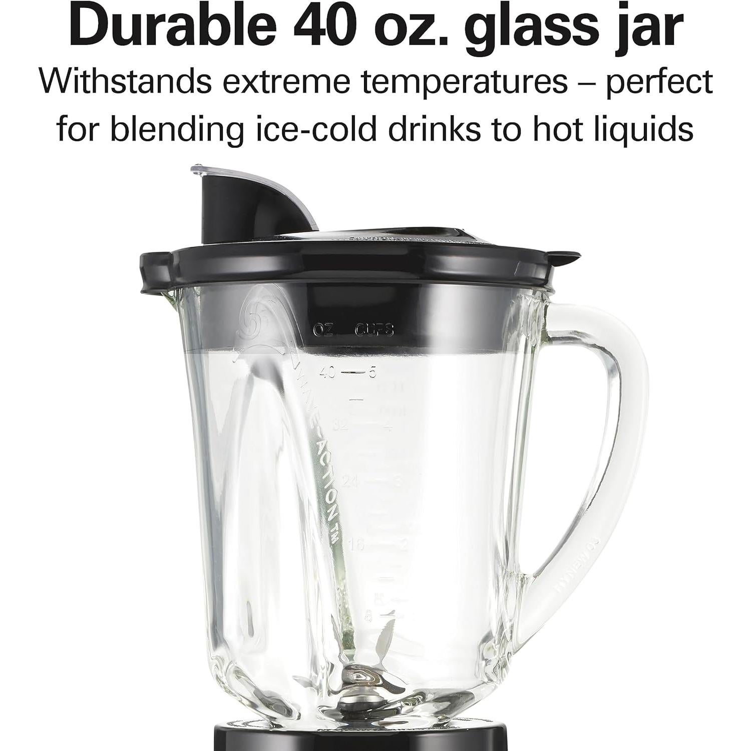 Combo Licuadora y Procesador Hamilton Beach 700W Tarro Vidrio 1.18L