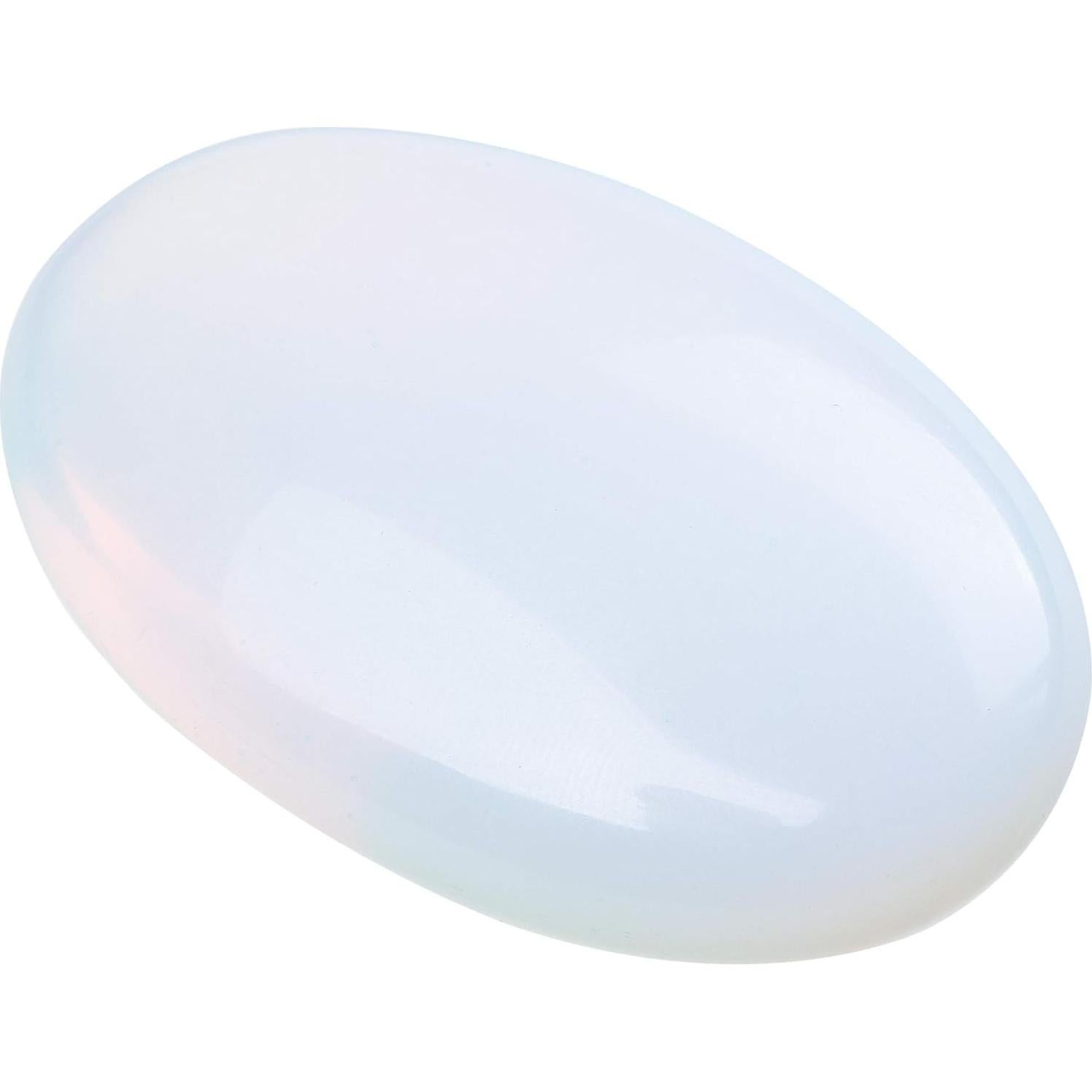 Piedra de Palma Ovalada Opalita Natural 60mm para Sanación