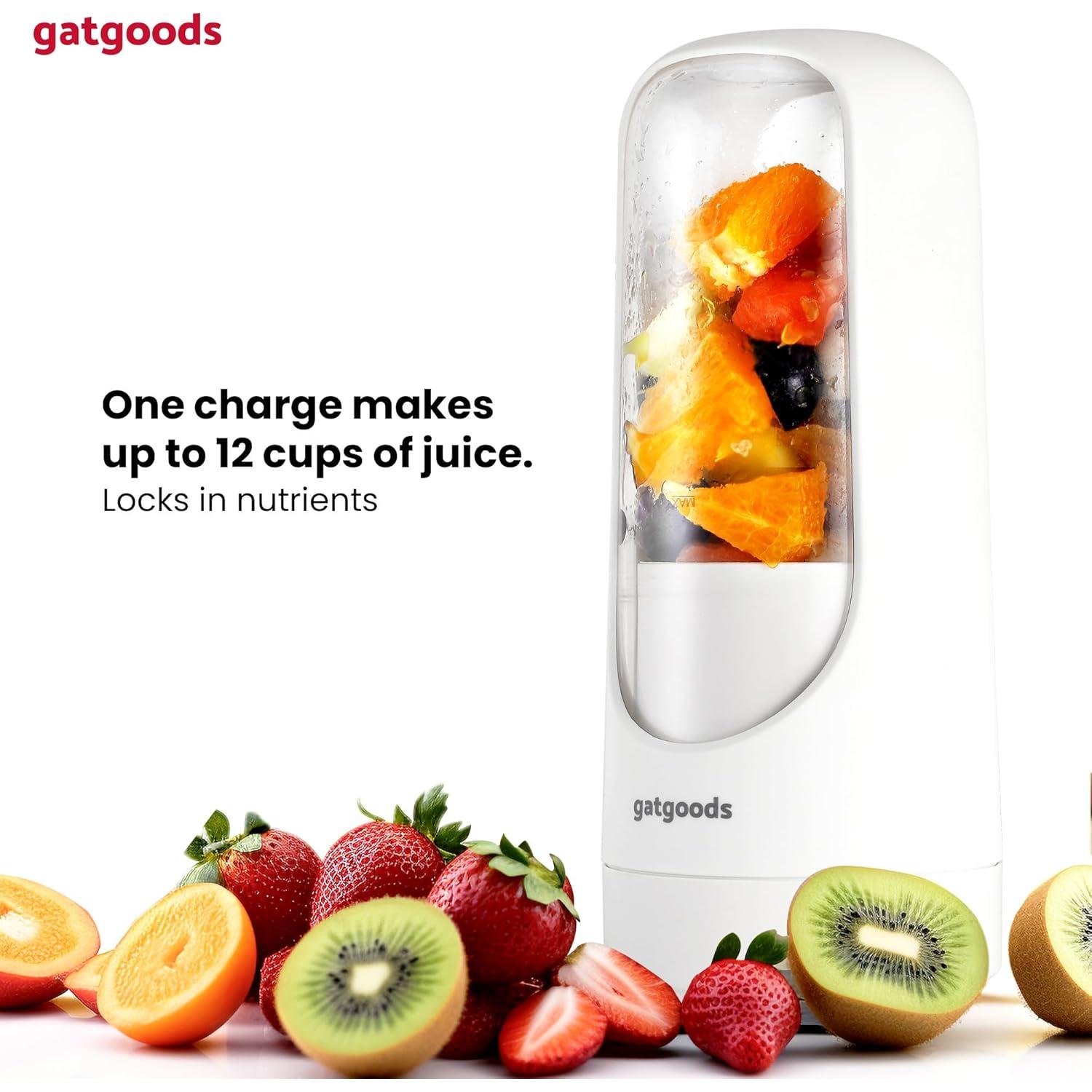 Batidora Personal GATGOODS 300ml Recargable USB-C 45W