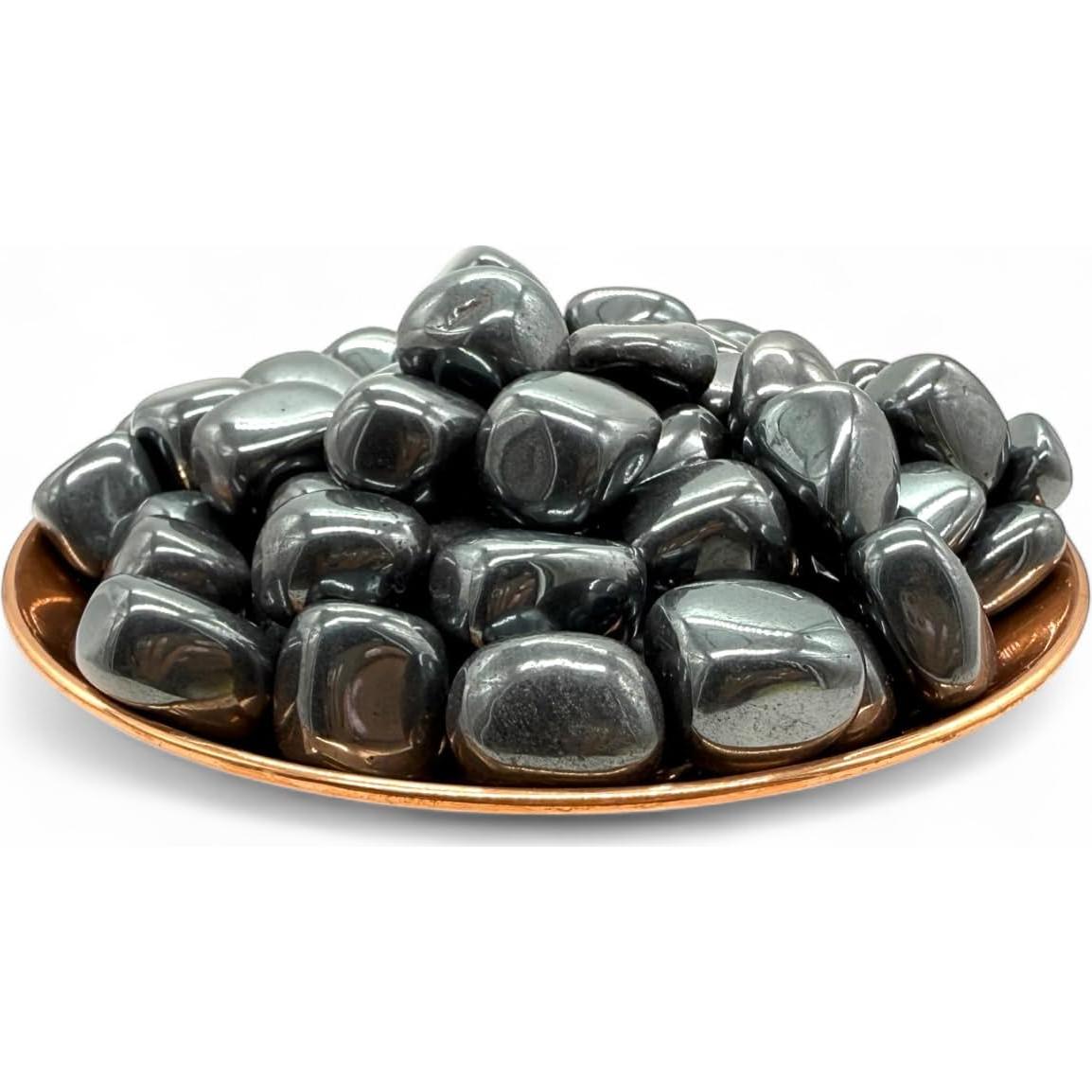 Piedra de Hematita Pulida Pachamama Essentials - 7 Piezas 10-20mm