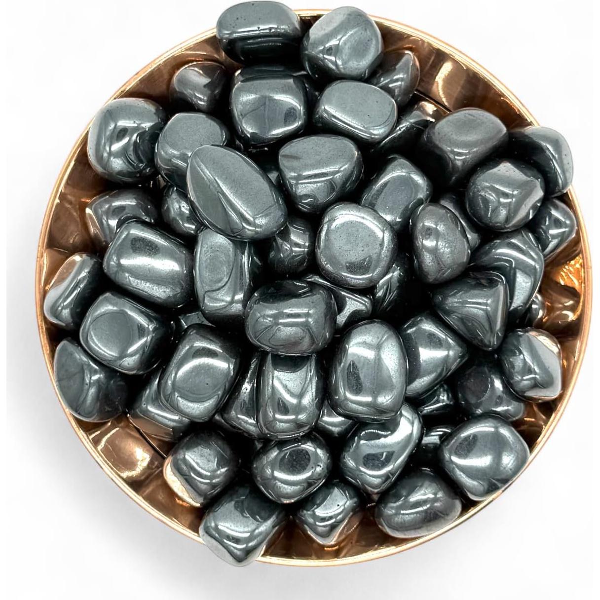 Piedra de Hematita Pulida Pachamama Essentials - 7 Piezas 10-20mm