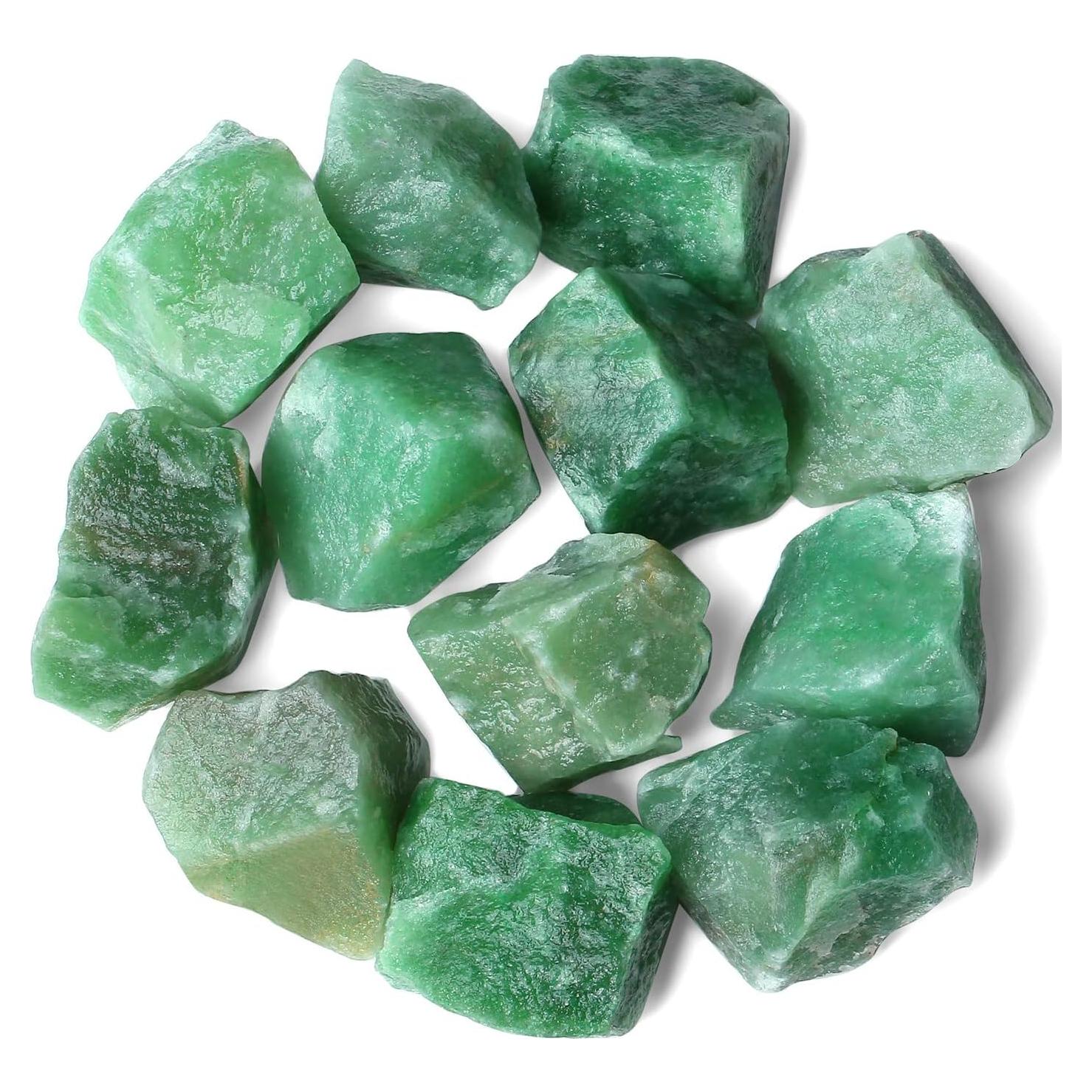 Cristales Naturales Aventurina Verde 200g QINJIEJIE 2-3 cm