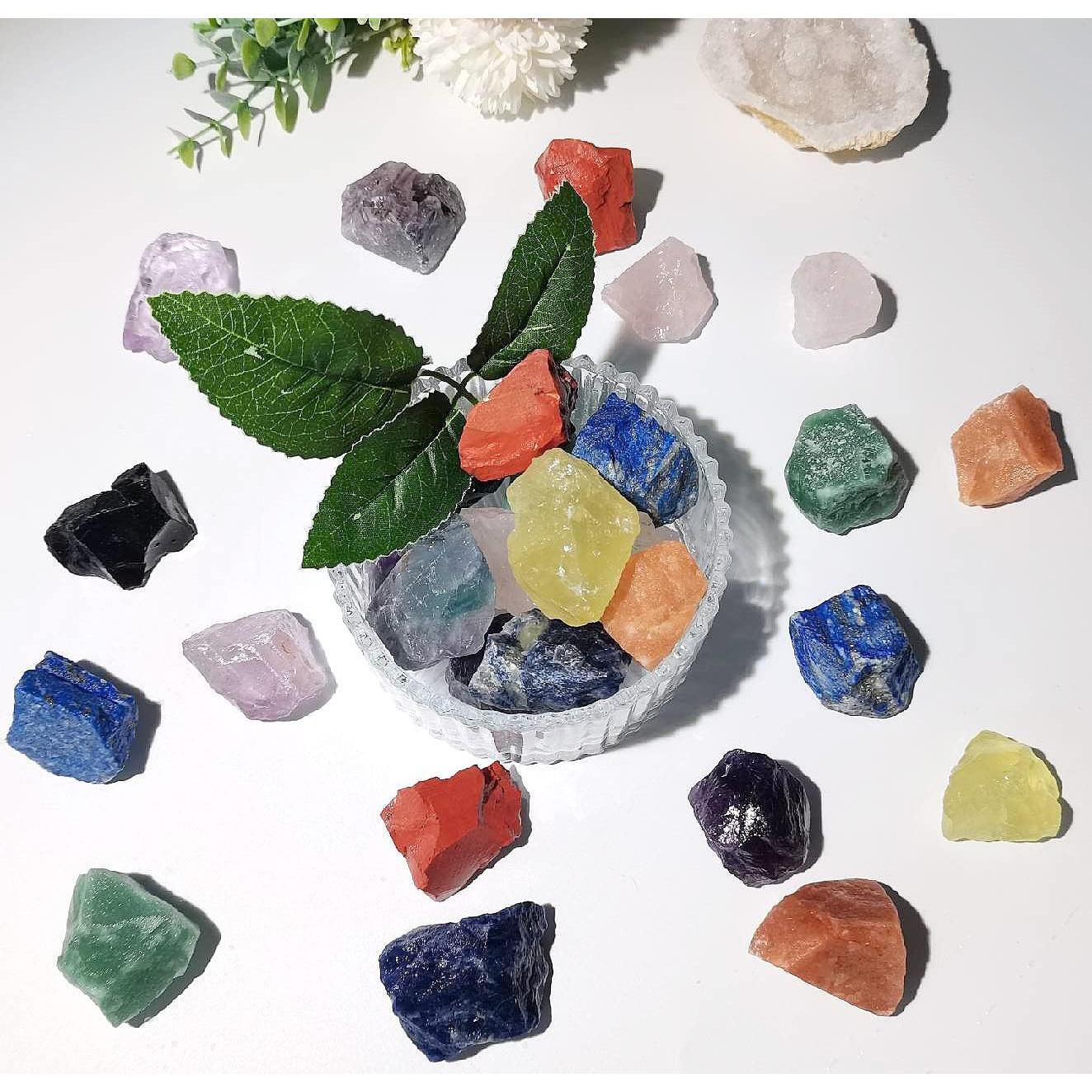 Cristales Naturales Aventurina Verde 200g QINJIEJIE 2-3 cm